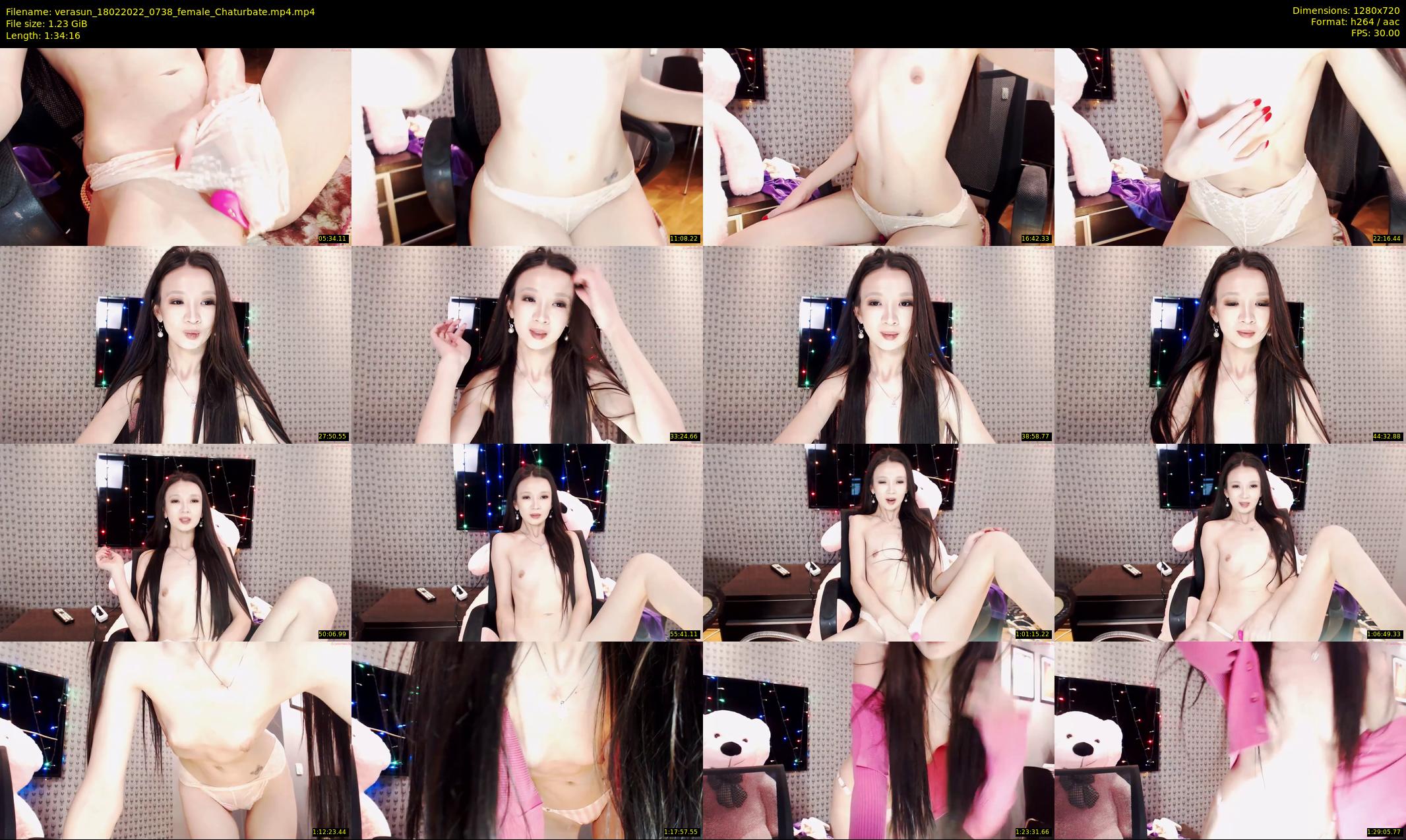 verasun — 95 minute Chaturbate female cam show recording, 720p, Feb 18, 2022