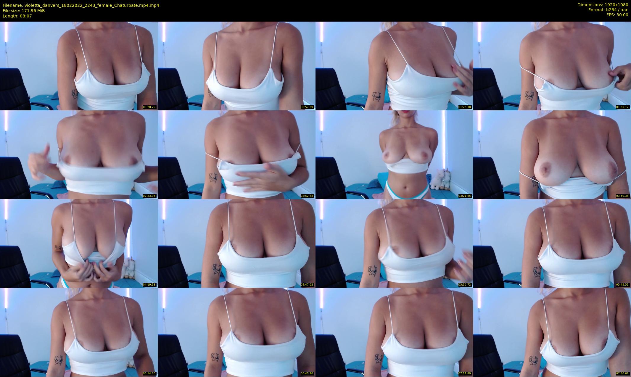 violetta_danvers — 9 minute Chaturbate female cam show recording, 1080p, Feb 18, 2022