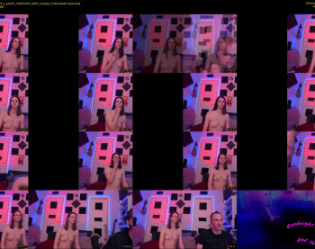 width_of_a_peach — 7 minute Chaturbate couple cam show recording, 1080p, Feb 18, 2022