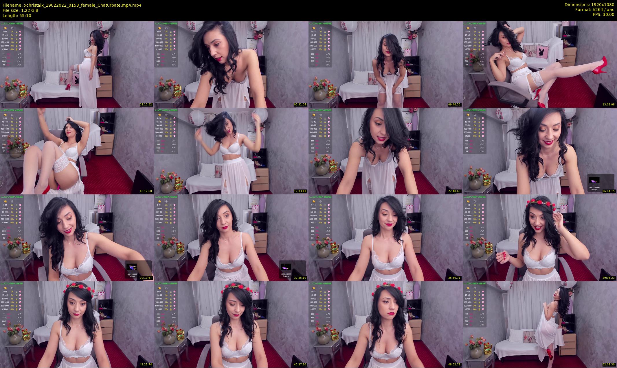 xchristalx — 56 minute Chaturbate female cam show recording, 1080p, Feb 19, 2022