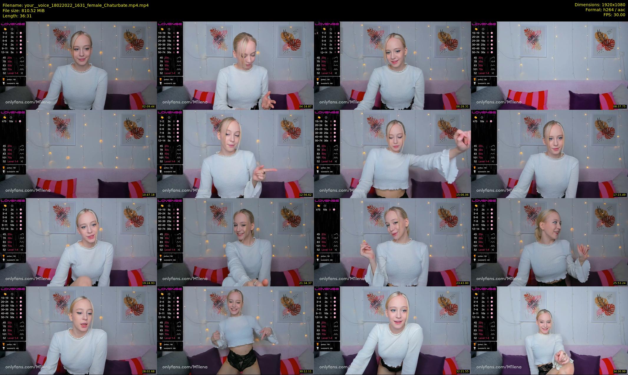 your__voice — 37 minute Chaturbate female cam show recording, 1080p, Feb 18, 2022
