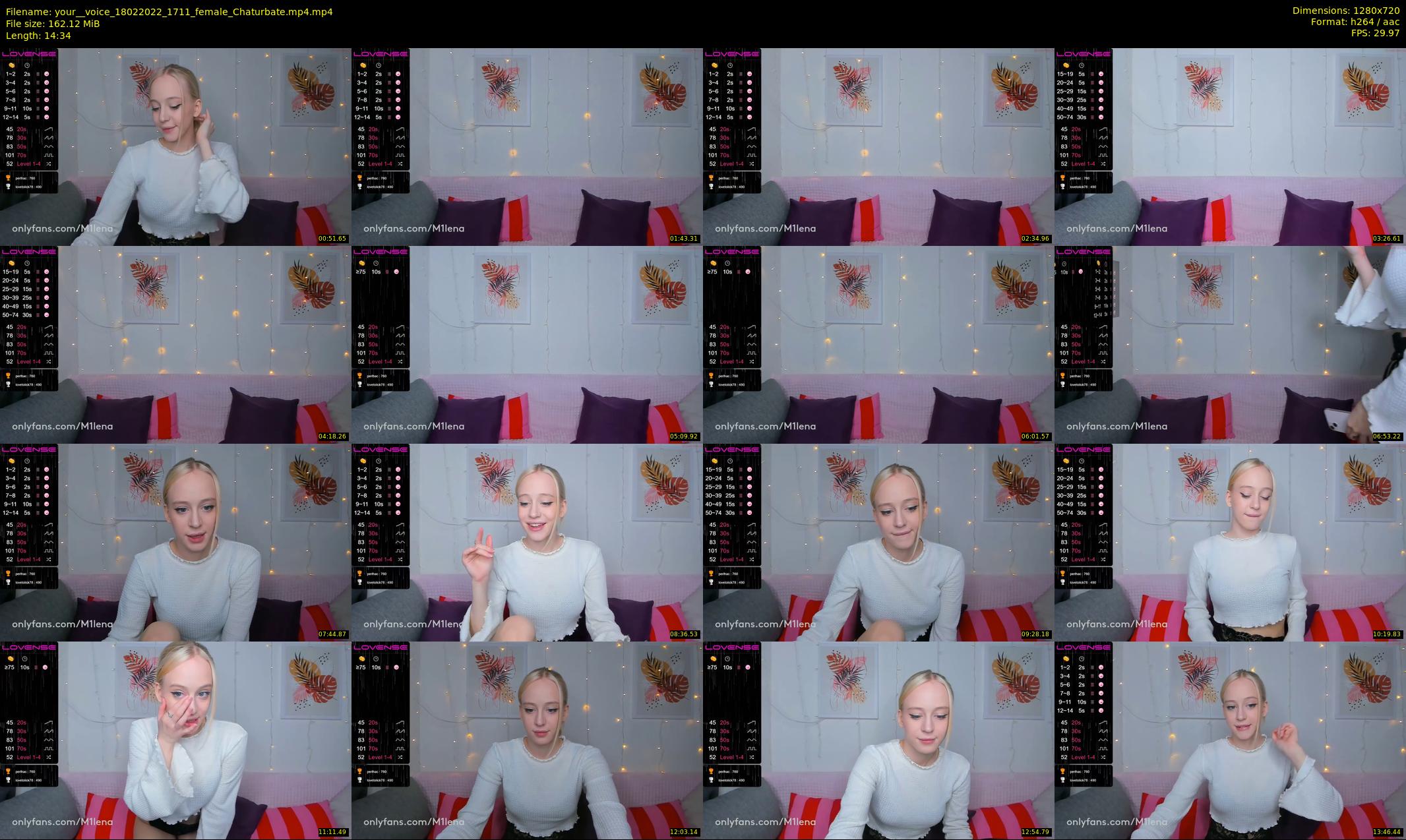 your__voice — 15 minute Chaturbate female cam show recording, 720p, Feb 18, 2022