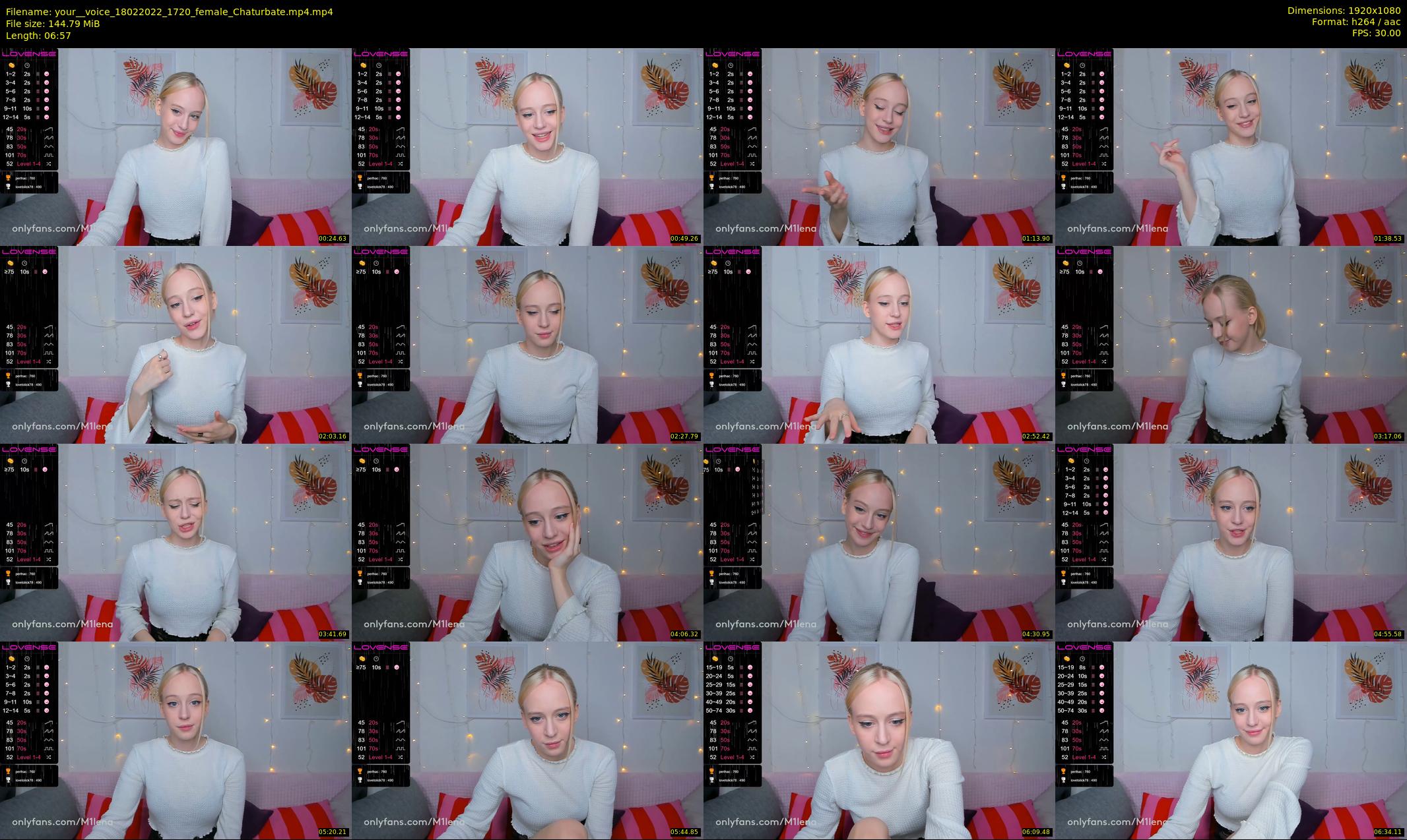your__voice — 7 minute Chaturbate female cam show recording, 1080p, Feb 18, 2022