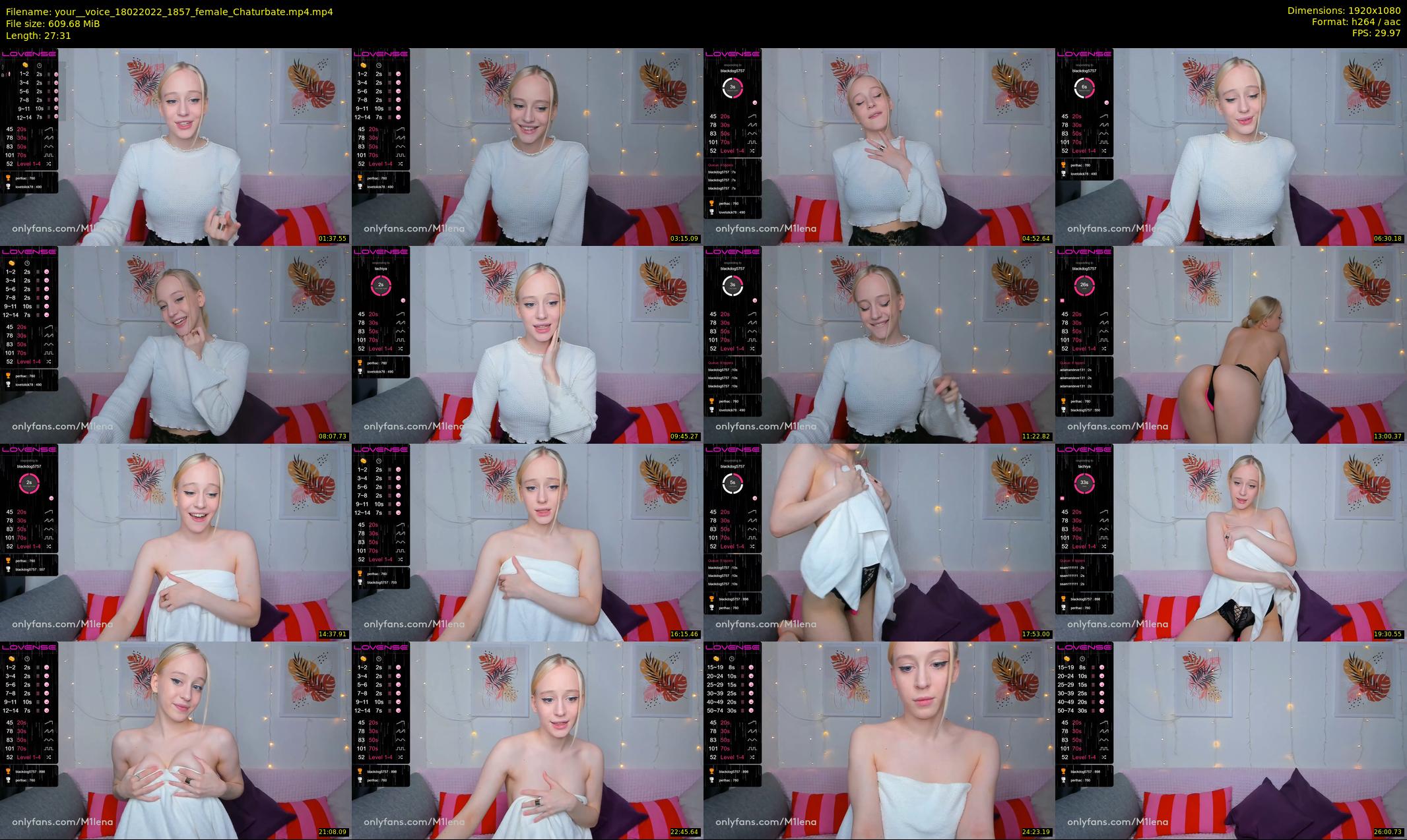 your__voice — 28 minute Chaturbate female cam show recording, 1080p, Feb 18, 2022