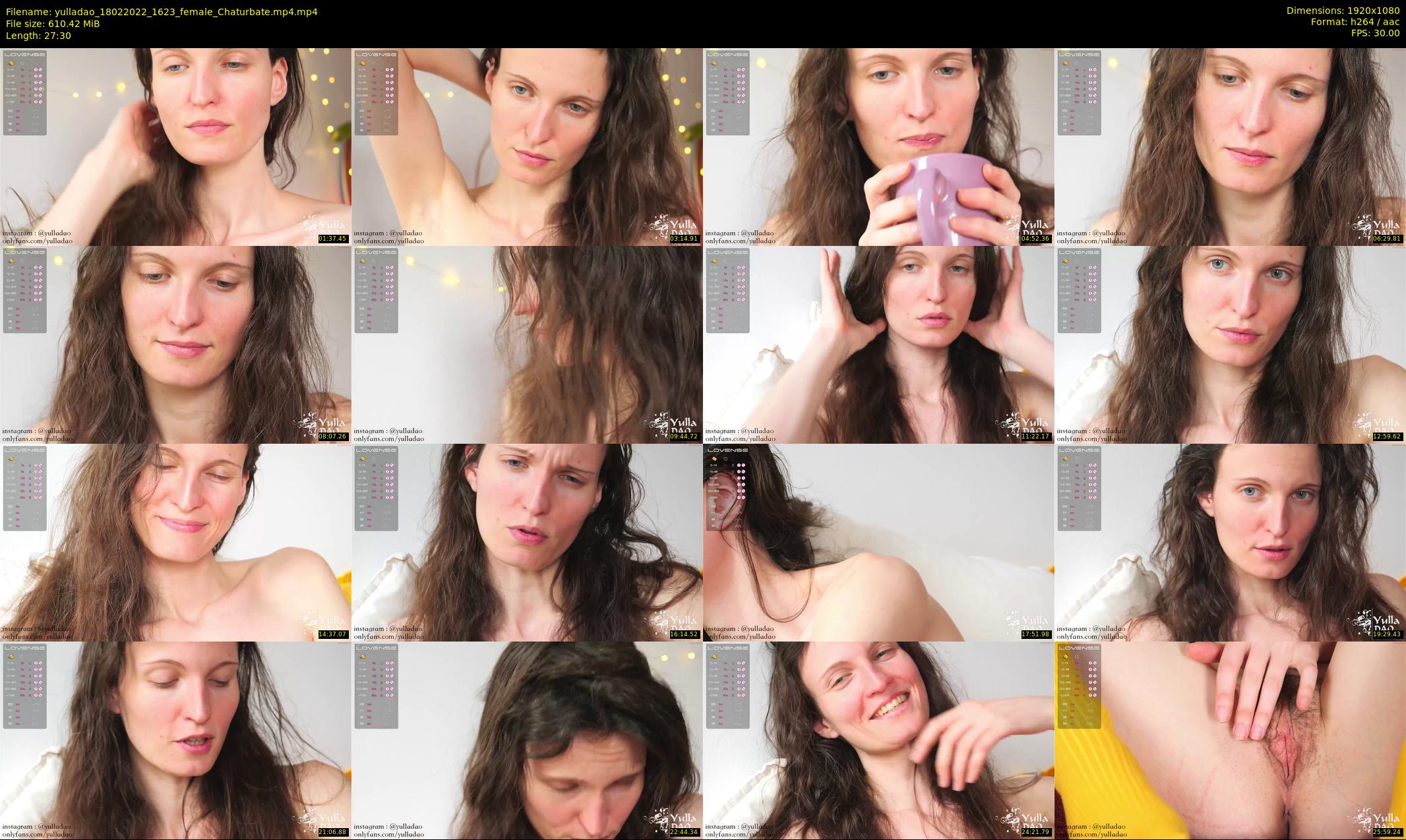 yulladao — 28 minute Chaturbate female cam show recording, 1080p, Feb 18, 2022
