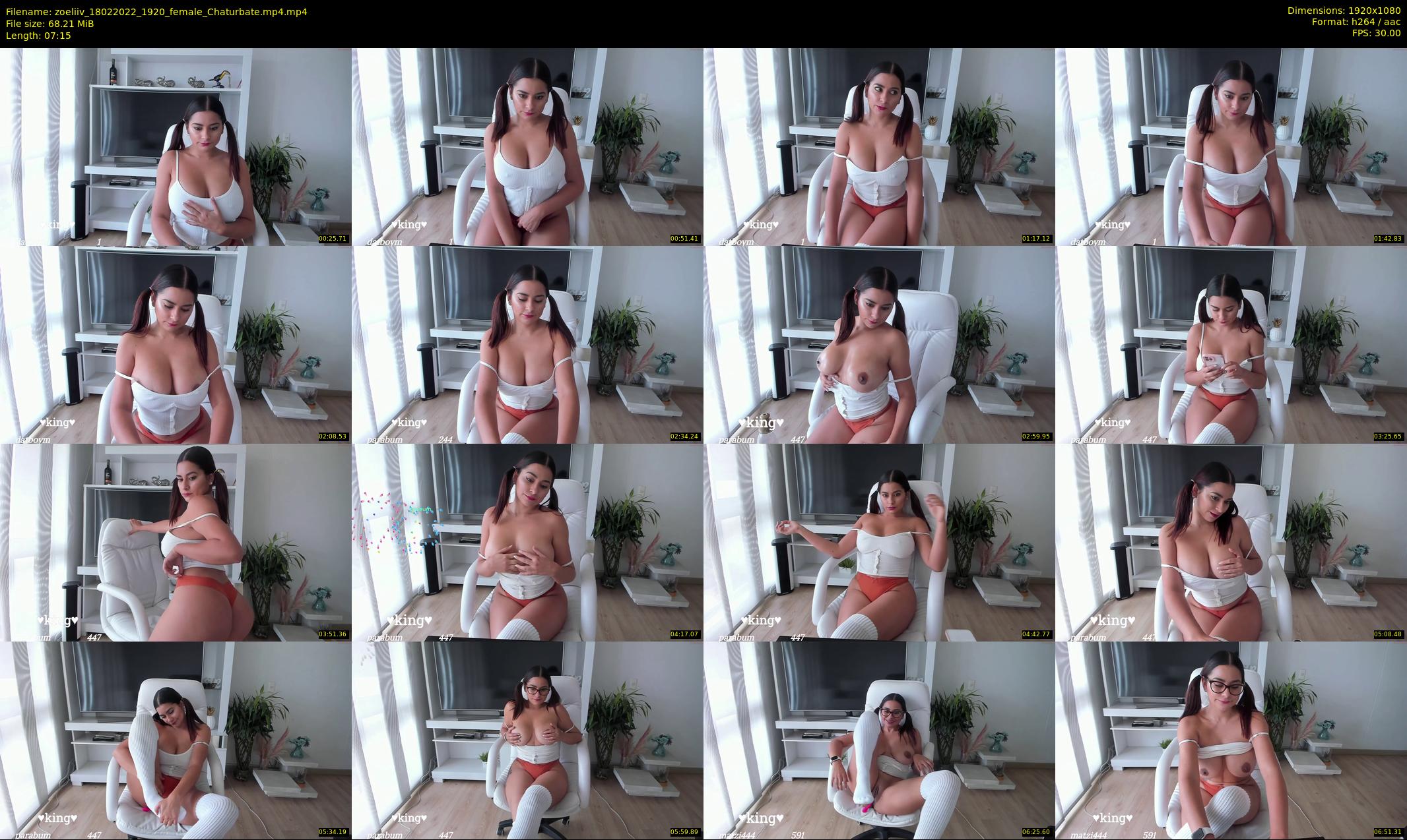 zoeliiv — 8 minute Chaturbate female cam show recording, 1080p, Feb 18, 2022
