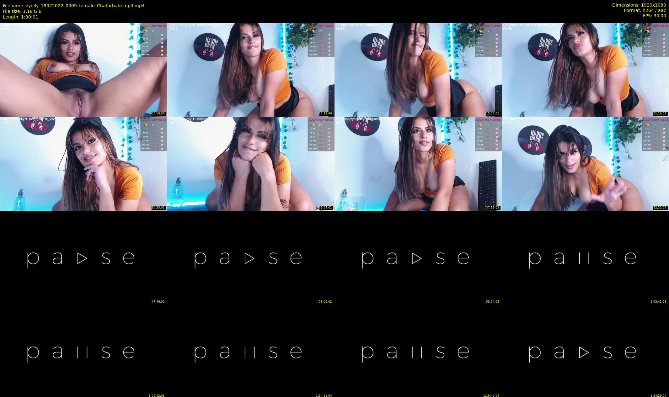 zyelly — 91 minute Chaturbate female cam show recording, 1080p, Feb 19, 2022