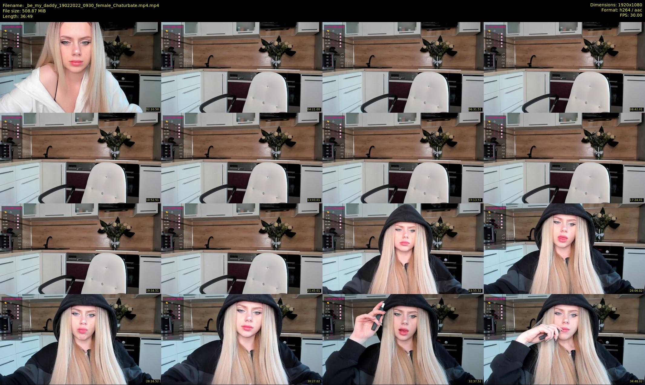 _be_my_daddy — 37 minute Chaturbate female cam show recording, 1080p, Feb 19, 2022