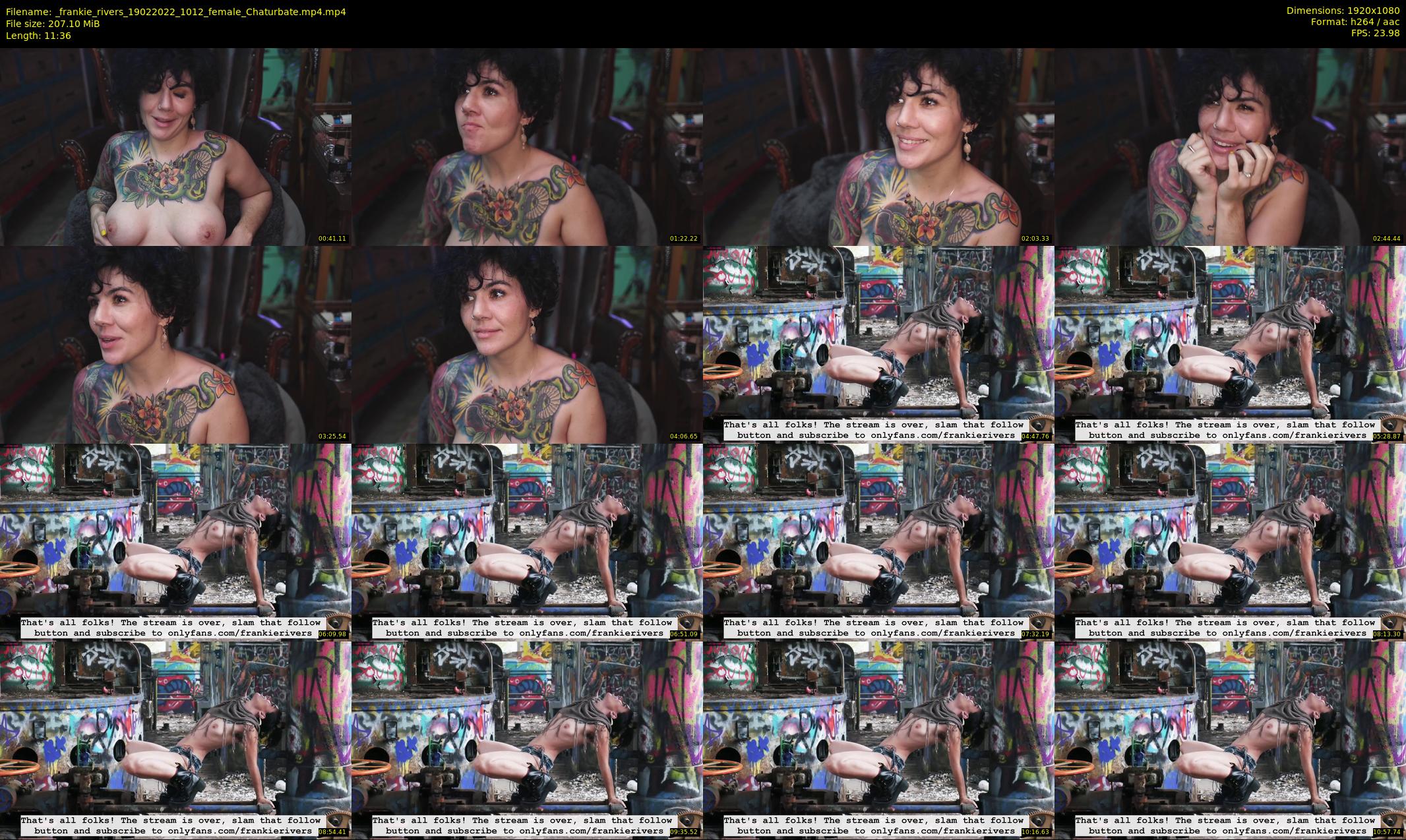 _frankie_rivers — 12 minute Chaturbate female cam show recording, 1080p, Feb 19, 2022