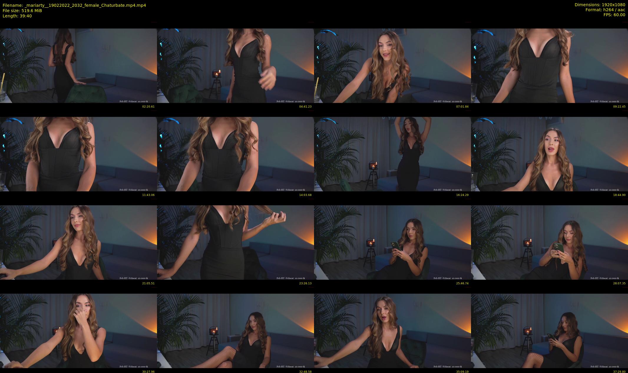 _mariarty_ — 40 minute Chaturbate female cam show recording, 1080p, Feb 19, 2022