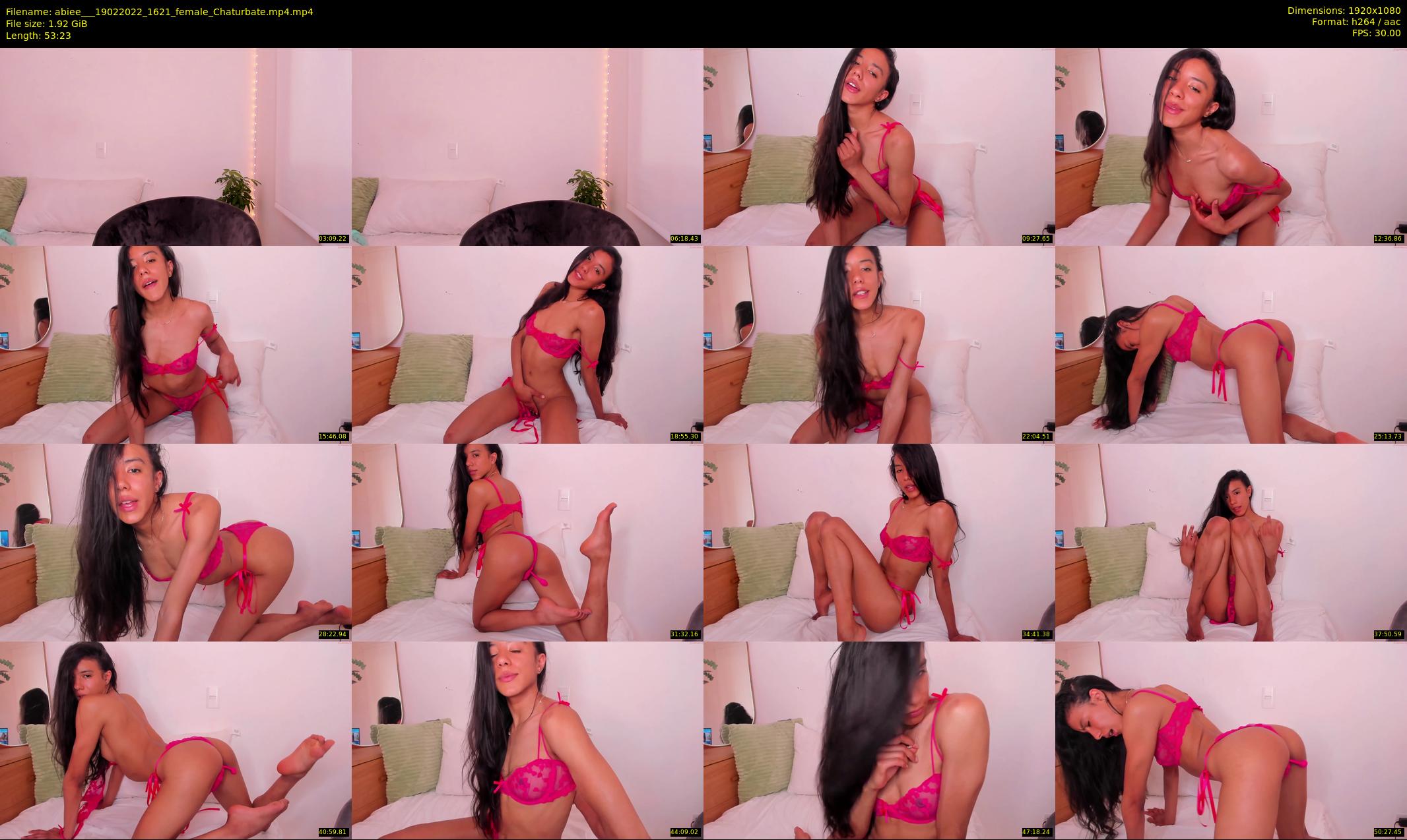 abiee__ — 54 minute Chaturbate female cam show recording, 1080p, Feb 19, 2022