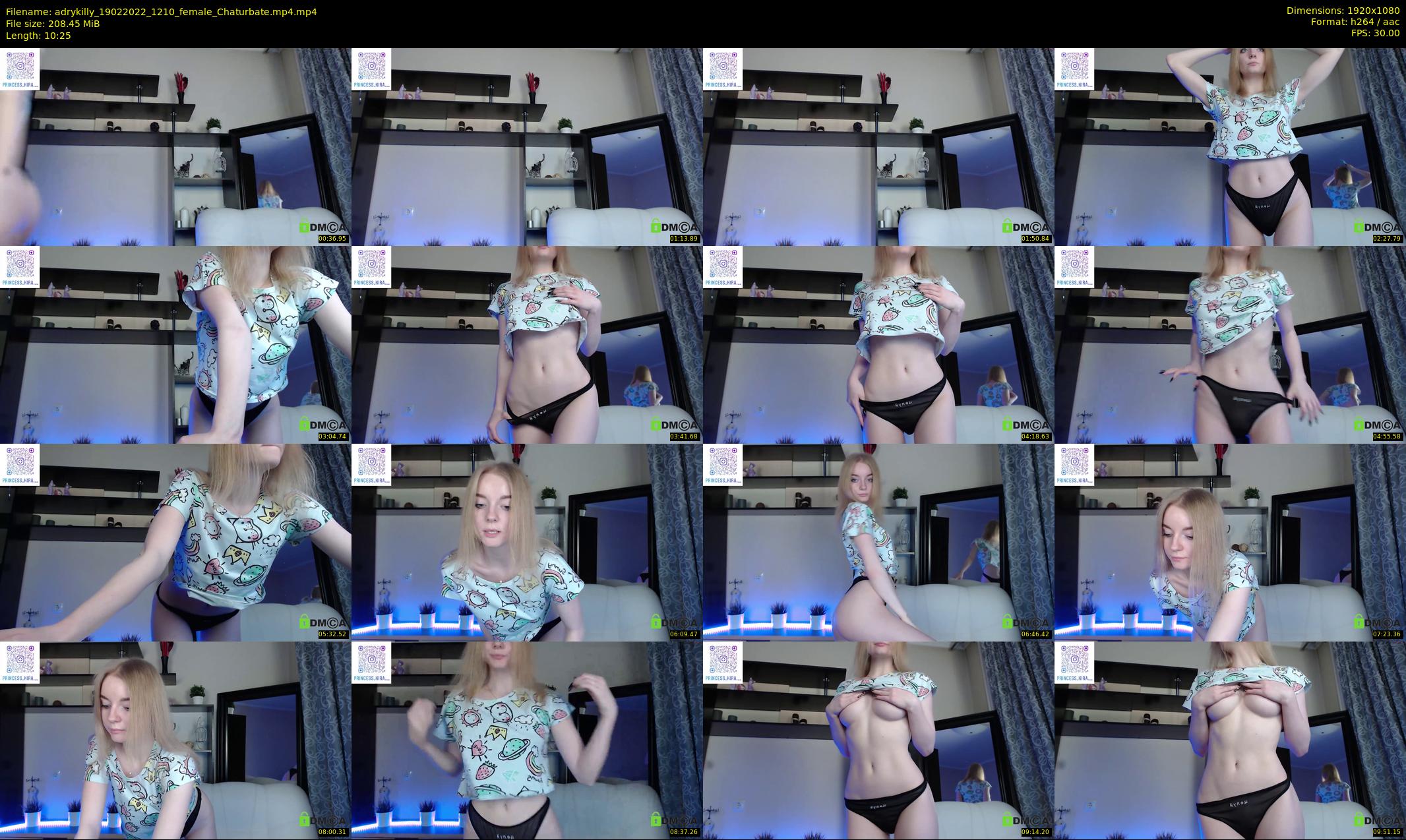 adrykilly — 11 minute Chaturbate female cam show recording, 1080p, Feb 19, 2022