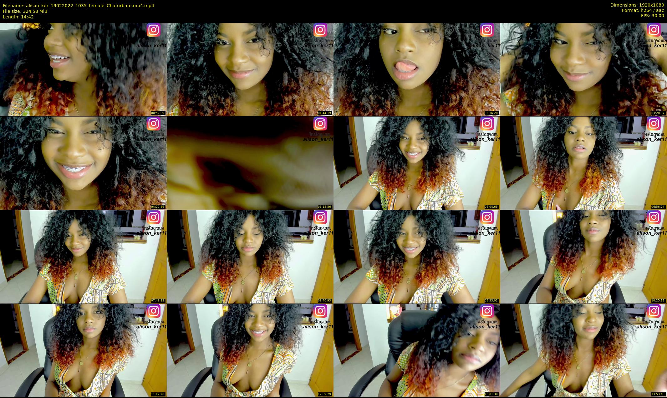 alison_ker — 15 minute Chaturbate female cam show recording, 1080p, Feb 19, 2022