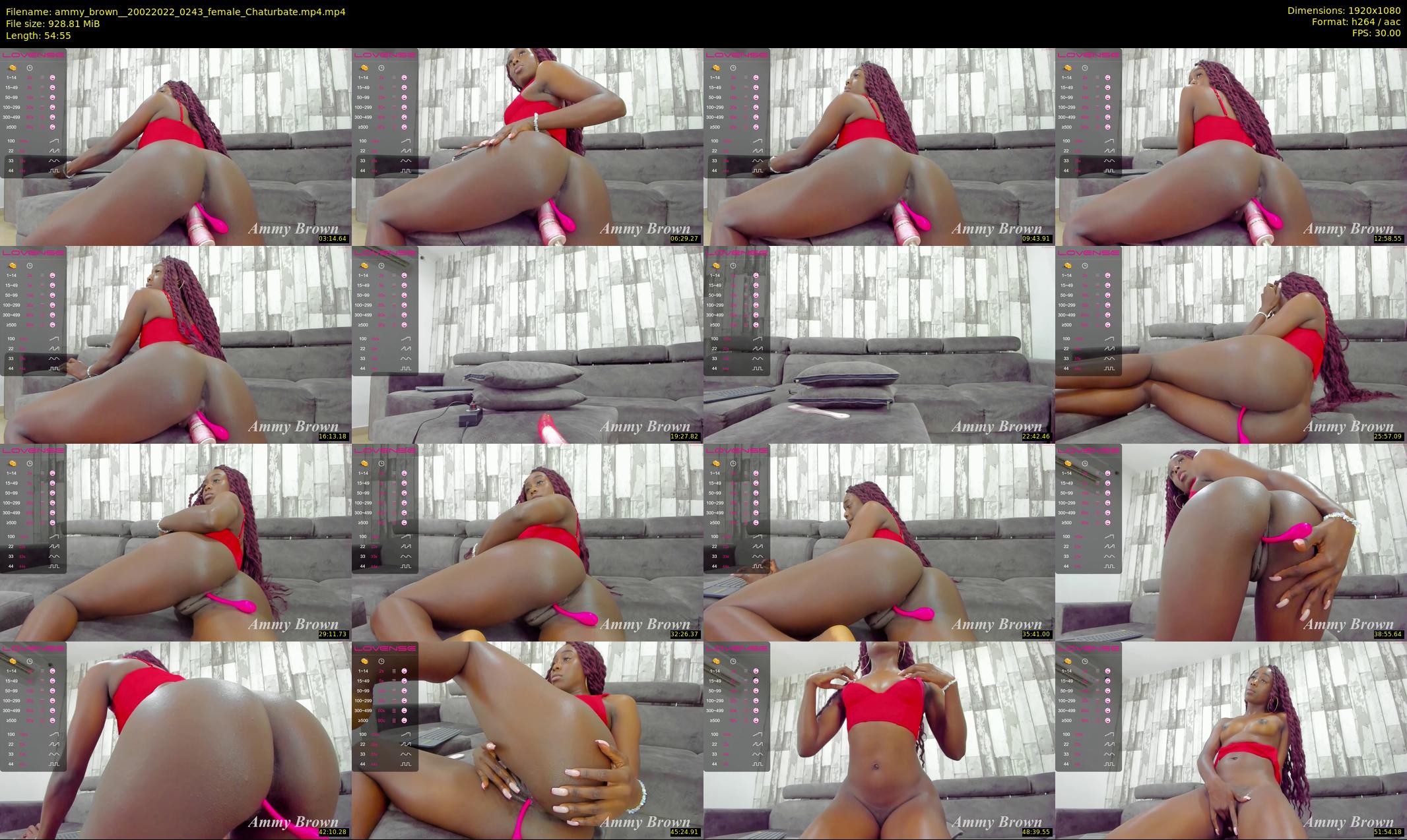 ammy_brown_ — 55 minute Chaturbate female cam show recording, 1080p, Feb 20, 2022