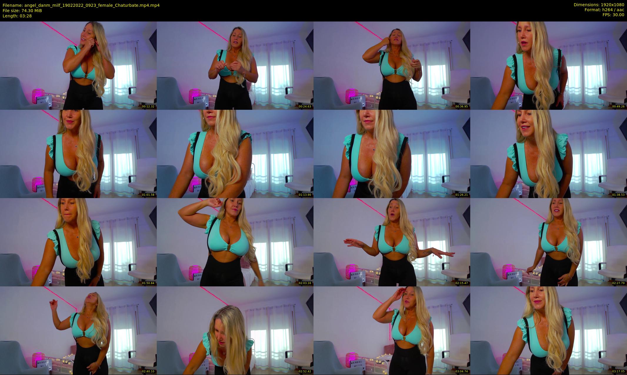 angel_danm_milf — 4 minute Chaturbate female cam show recording, 1080p, Feb 19, 2022