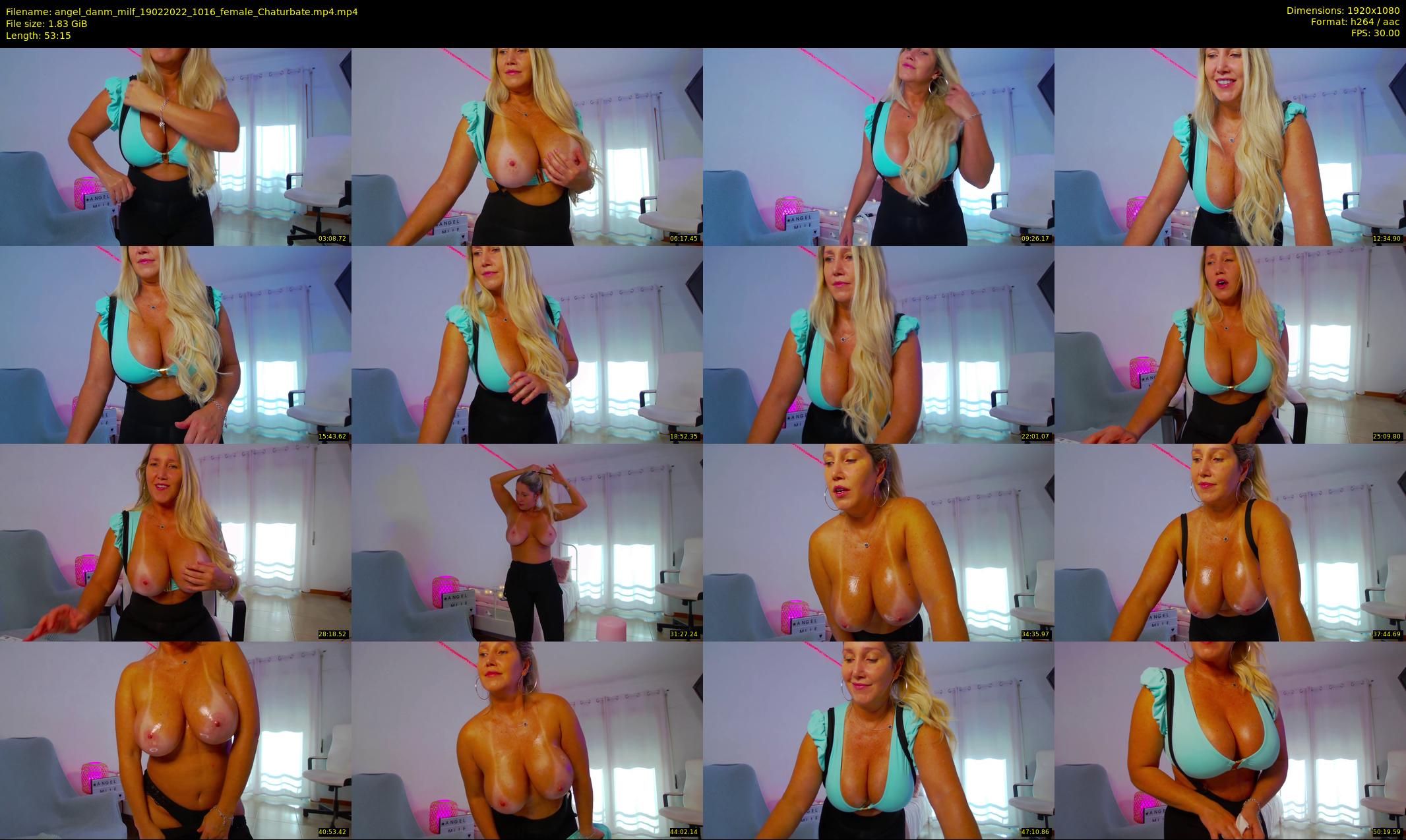 angel_danm_milf — 54 minute Chaturbate female cam show recording, 1080p, Feb 19, 2022