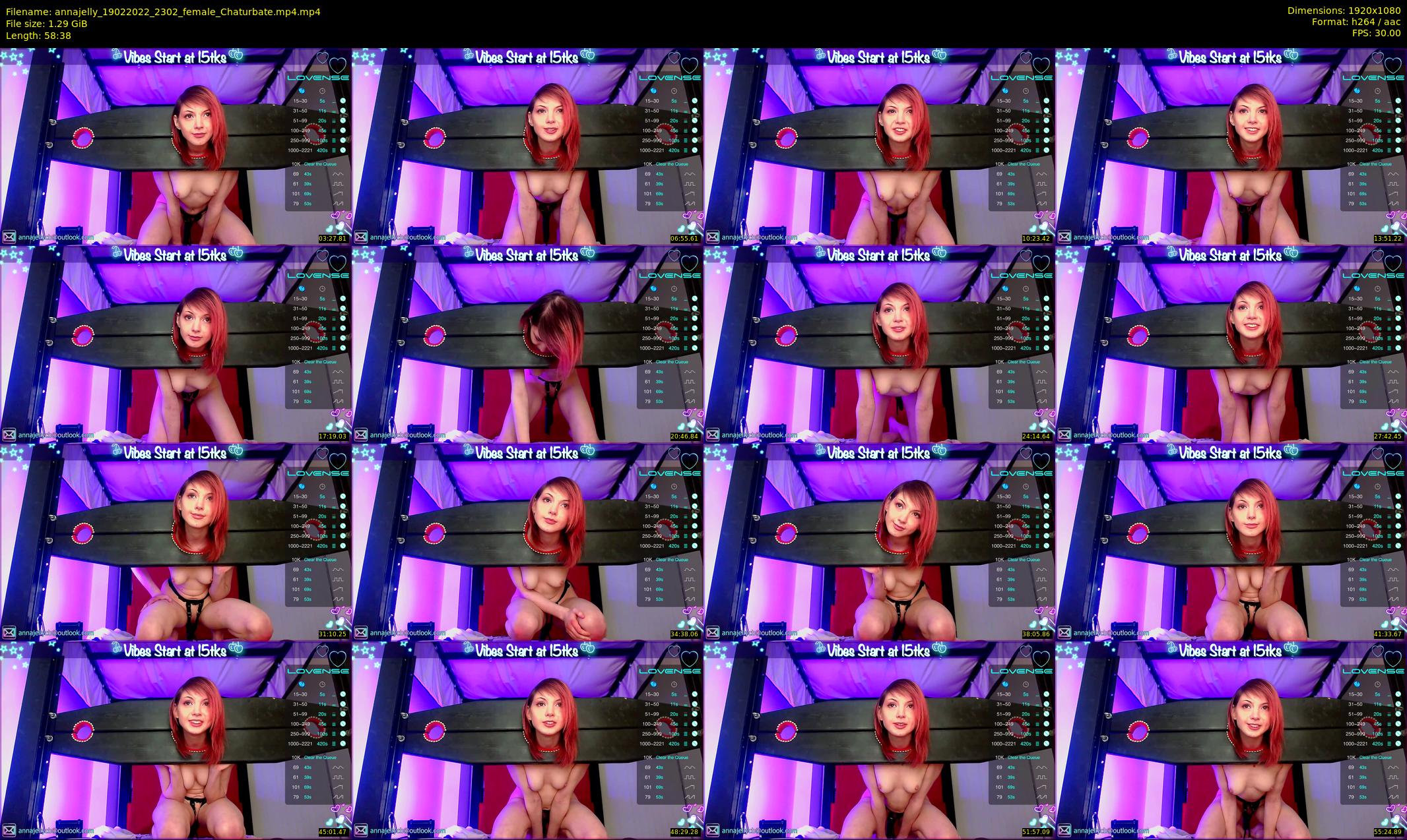 annajelly — 59 minute Chaturbate couple cam show recording, 1080p, Feb 19, 2022