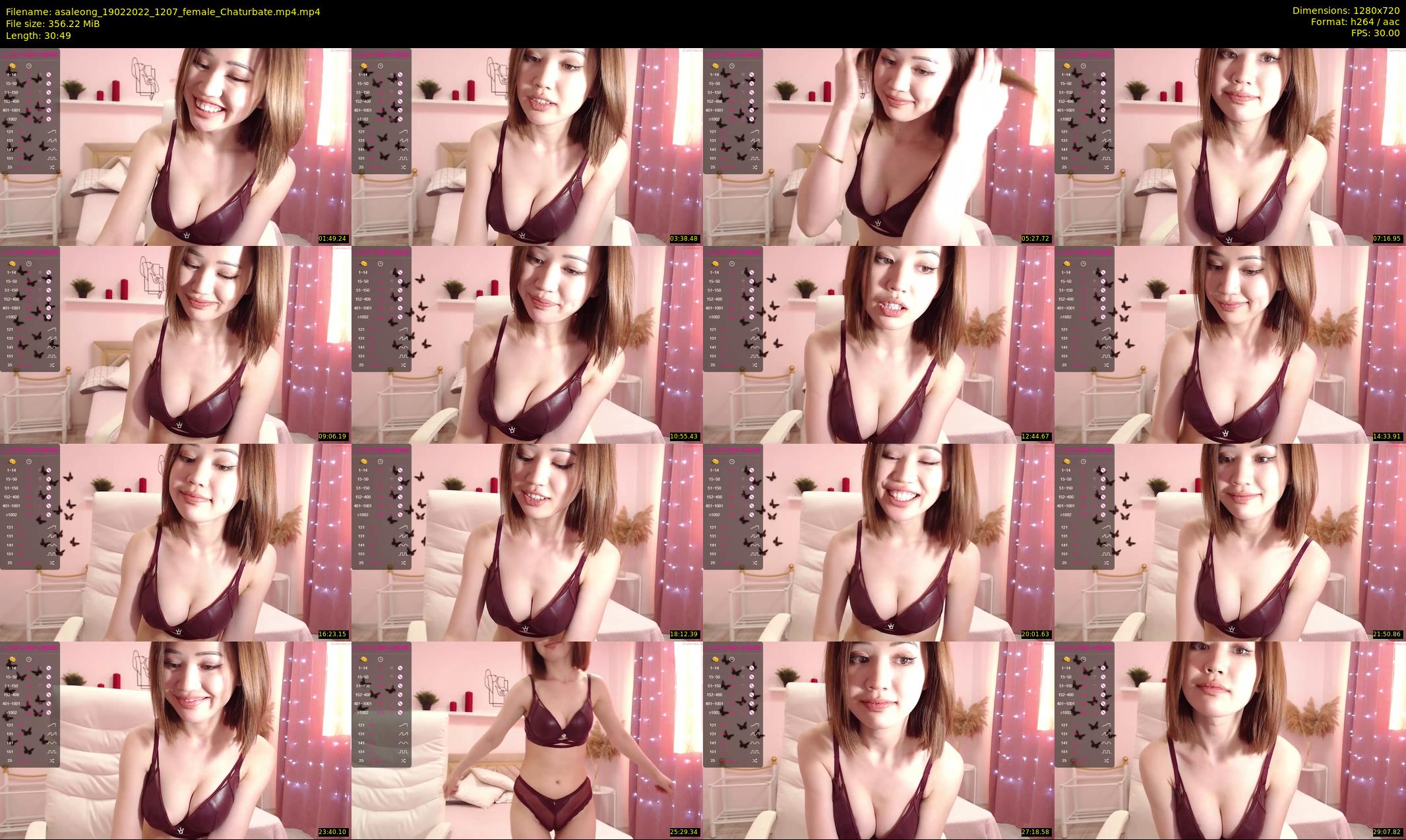 asaleong — 31 minute Chaturbate female cam show recording, 720p, Feb 19, 2022
