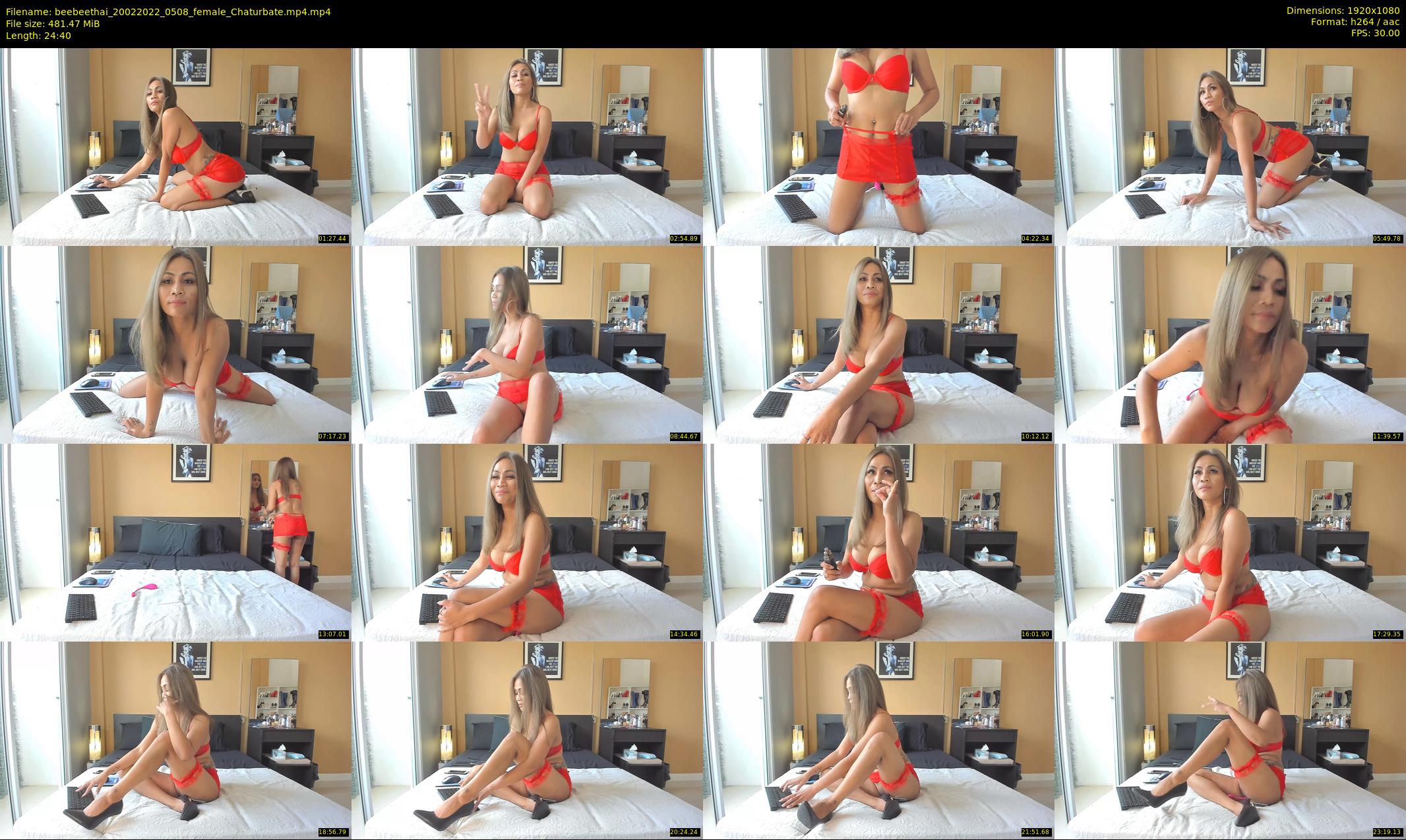 beebeethai — 25 minute Chaturbate female cam show recording, 1080p, Feb 20, 2022