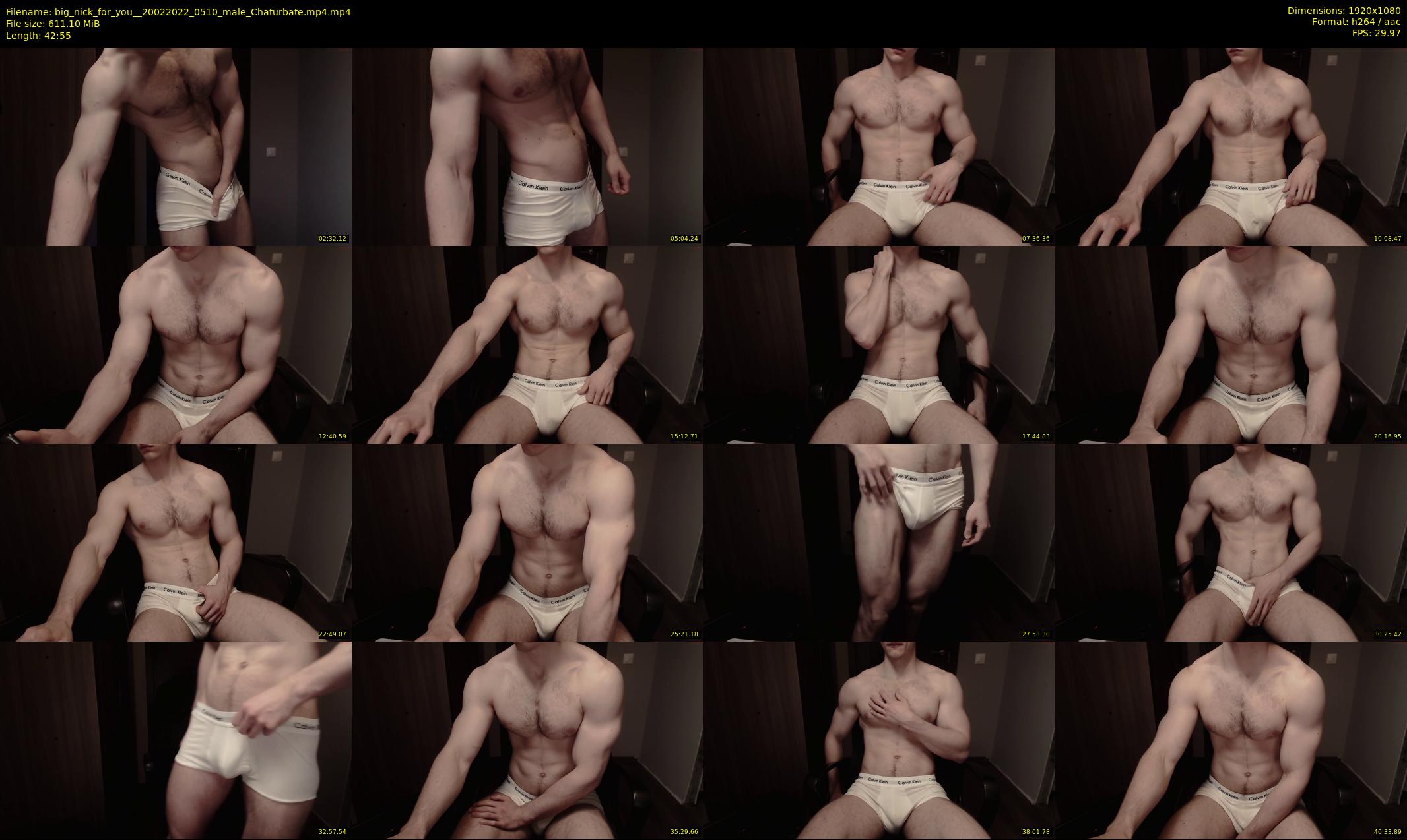 big_nick_for_you_ — 43 minute Chaturbate male cam show recording, 1080p, Feb 20, 2022