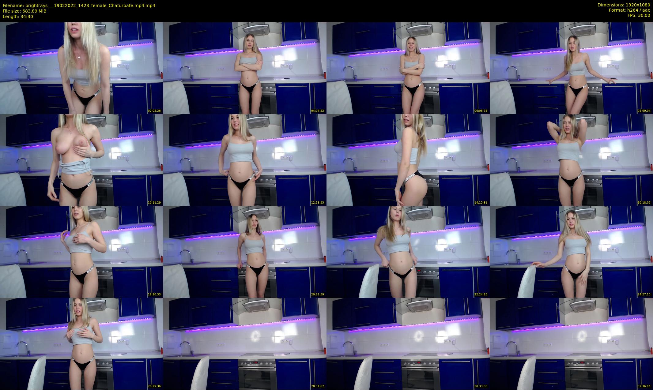 brightrays__ — 35 minute Chaturbate female cam show recording, 1080p, Feb 19, 2022