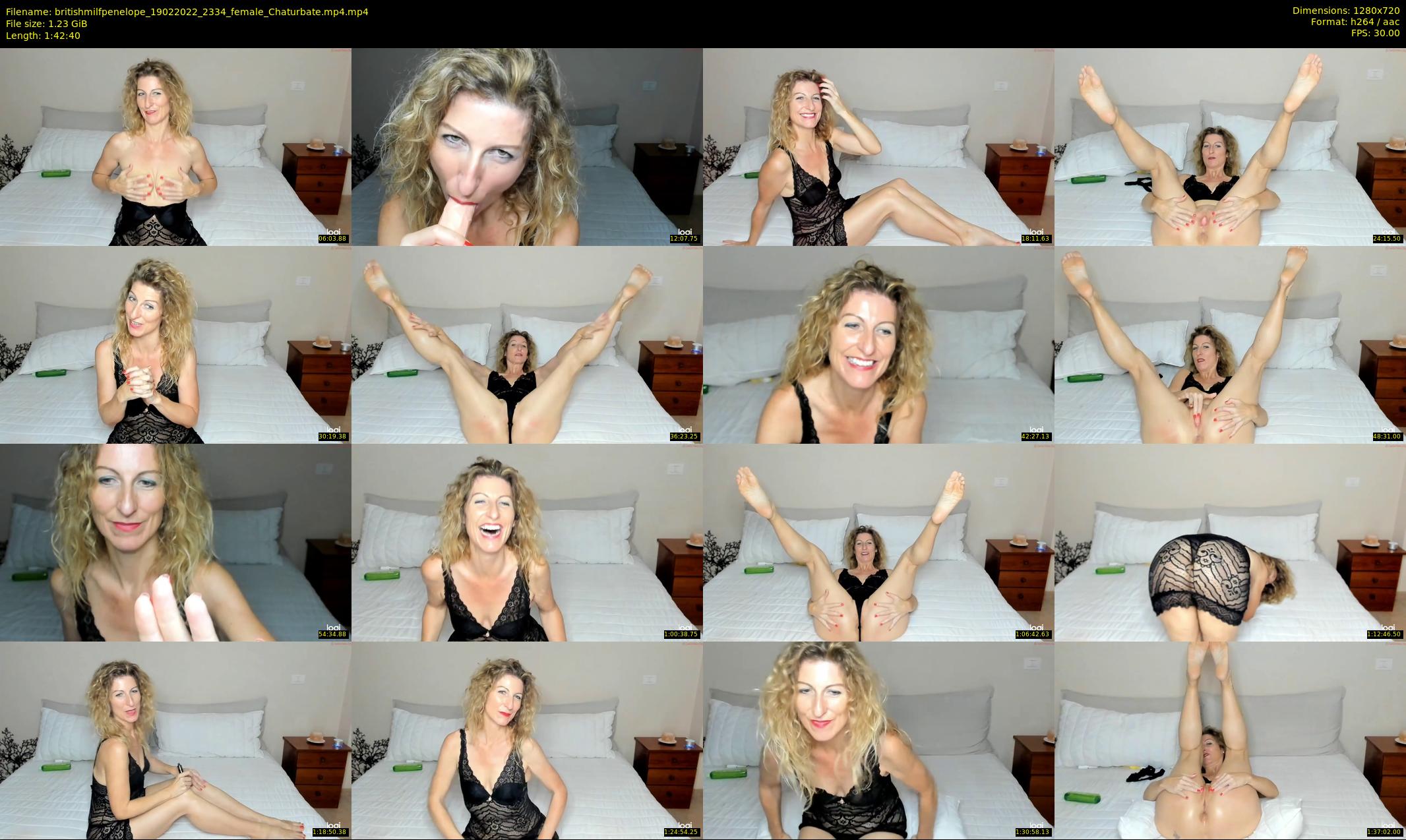 britishmilfpenelope — 103 minute Chaturbate female cam show recording, 720p, Feb 19, 2022