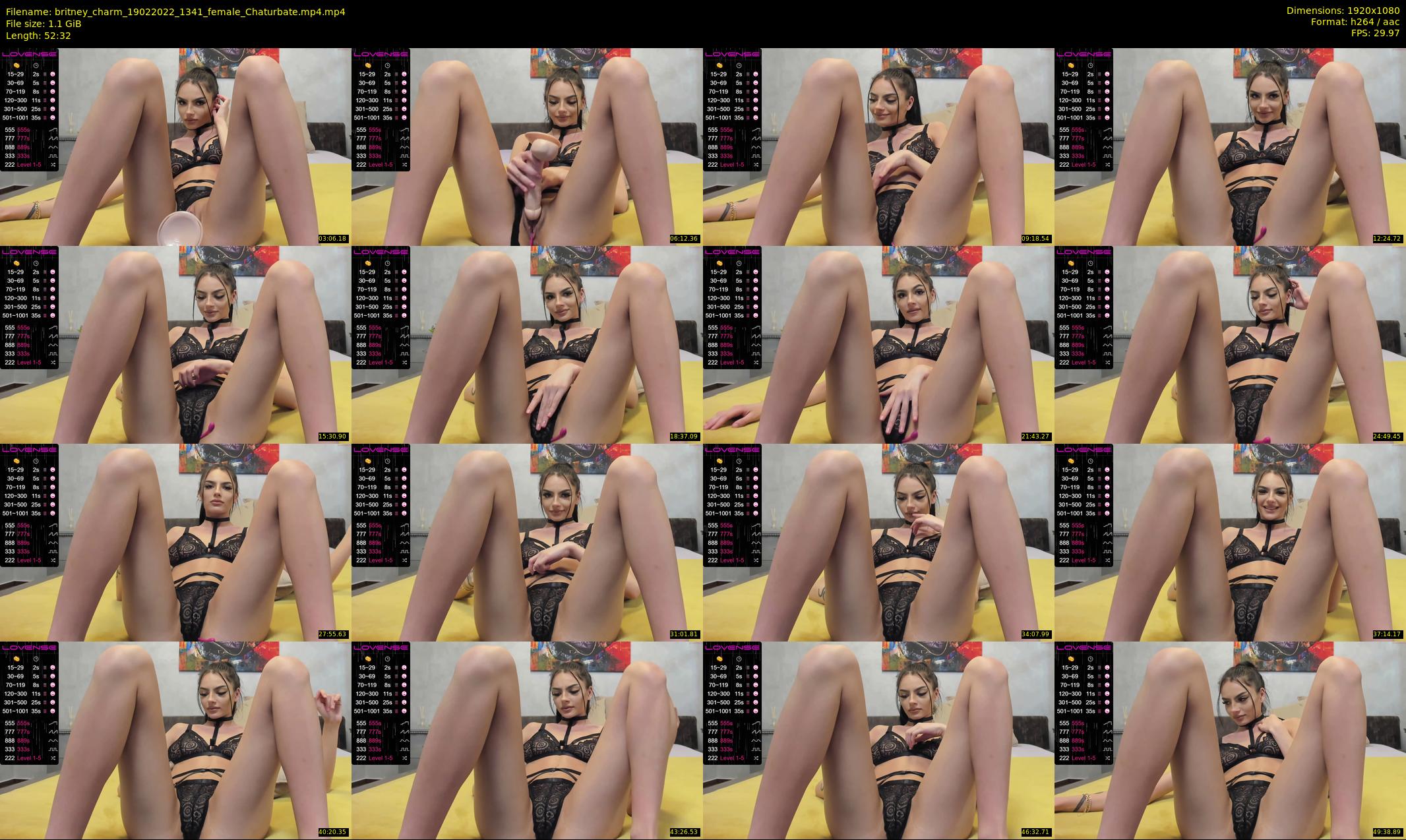 britney_charm — 53 minute Chaturbate female cam show recording, 1080p, Feb 19, 2022