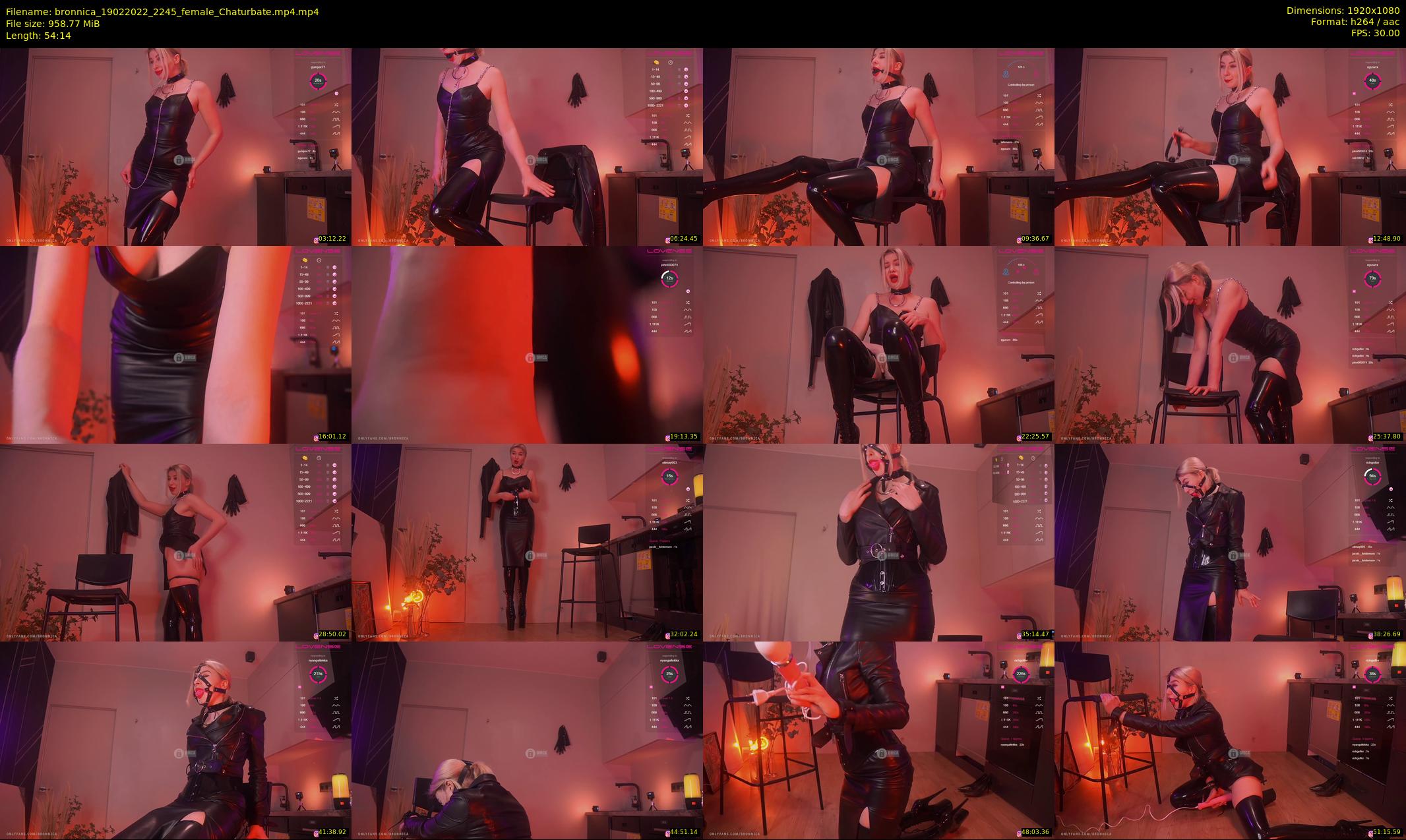 bronnica — 55 minute Chaturbate female cam show recording, 1080p, Feb 19, 2022