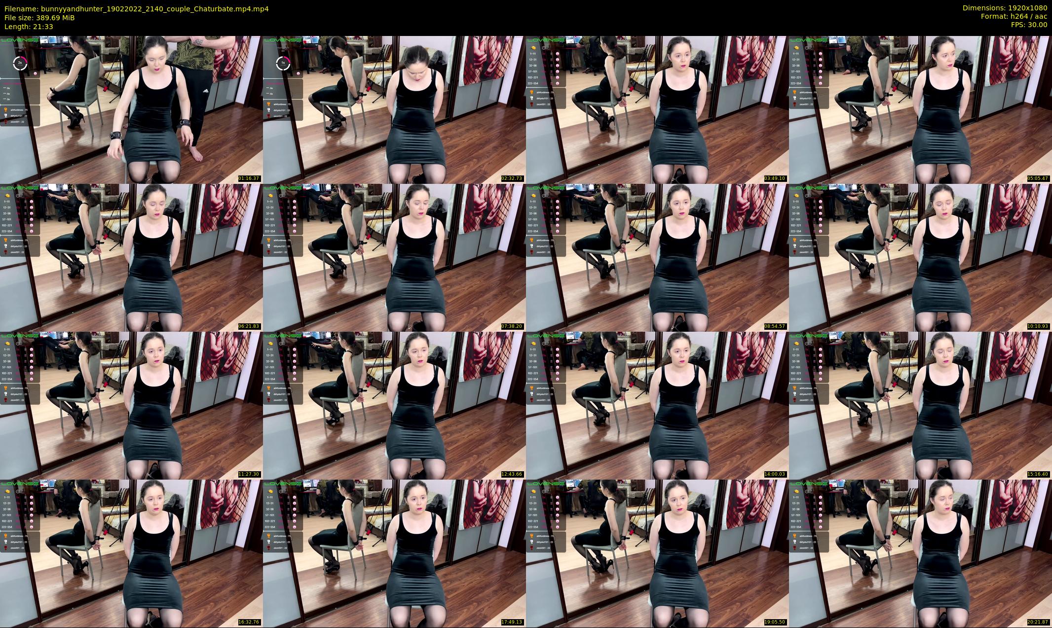 bunnyyandhunter — 22 minute Chaturbate couple cam show recording, 1080p, Feb 19, 2022