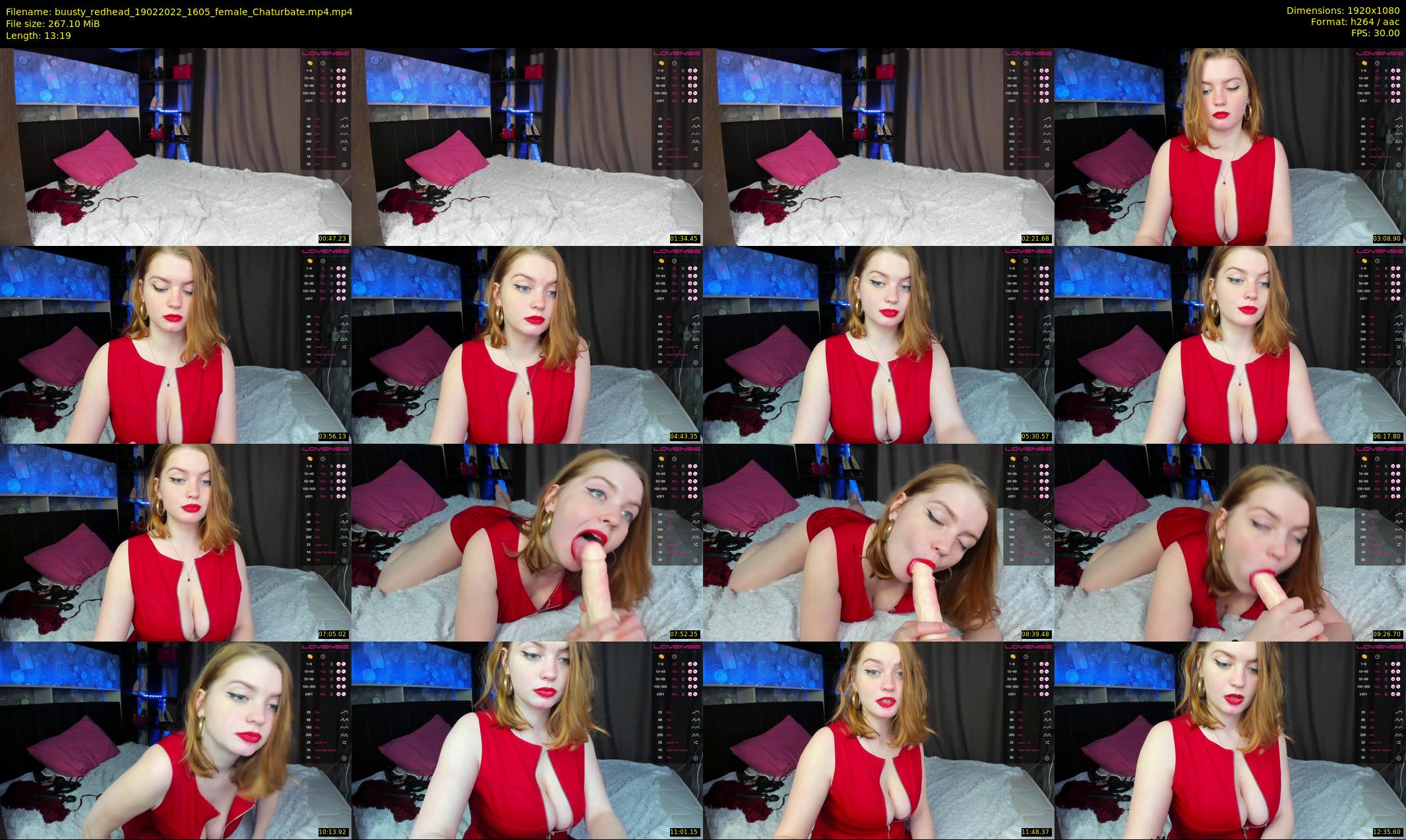 buusty_redhead — 14 minute Chaturbate female cam show recording, 1080p, Feb 19, 2022
