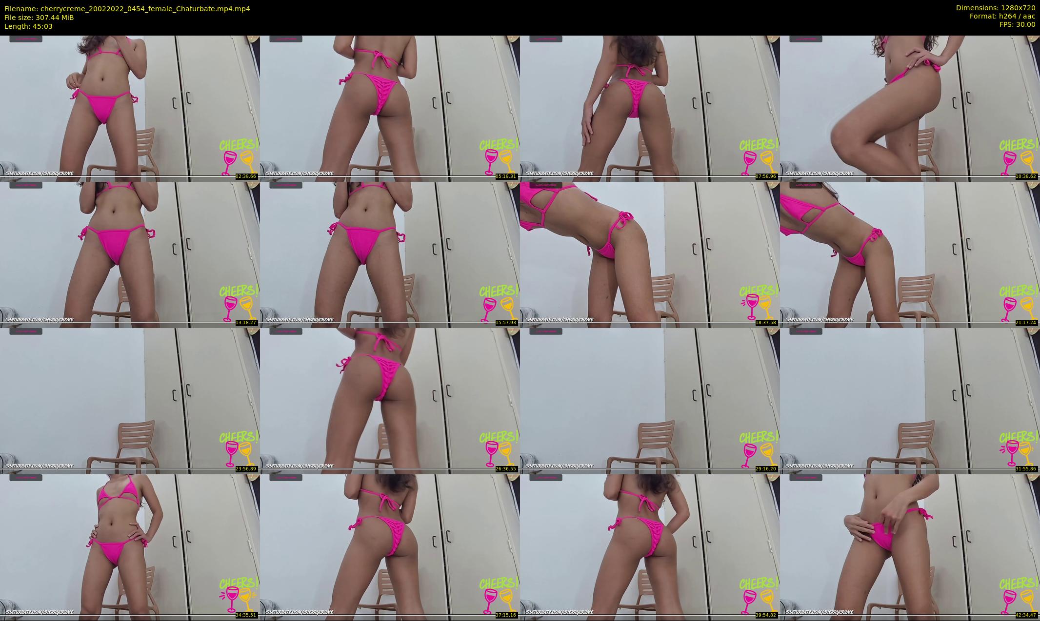 cherrycreme — 46 minute Chaturbate female cam show recording, 720p, Feb 20, 2022
