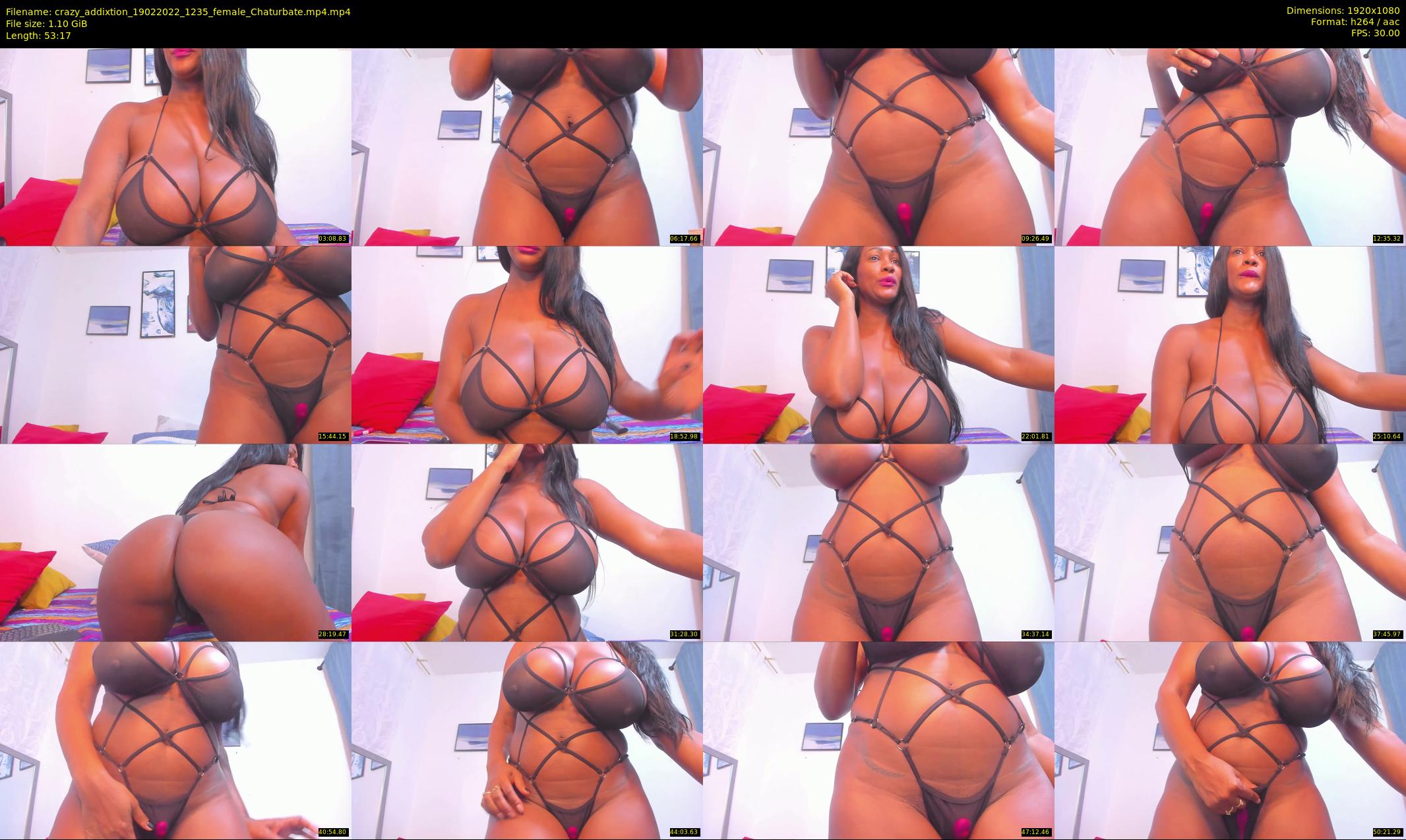 crazy_addixtion — 54 minute Chaturbate female cam show recording, 1080p, Feb 19, 2022