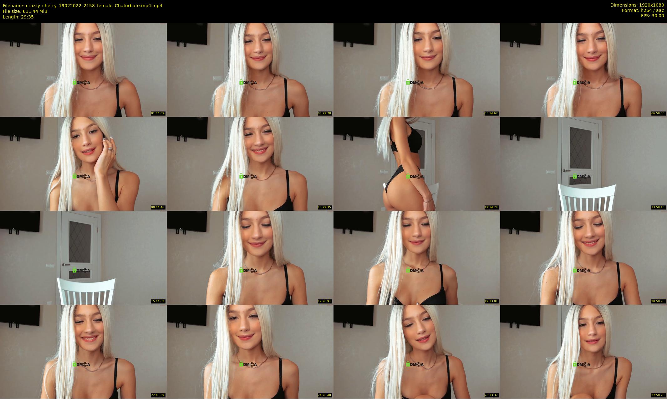 crazzy_cherry — 30 minute Chaturbate female cam show recording, 1080p, Feb 19, 2022