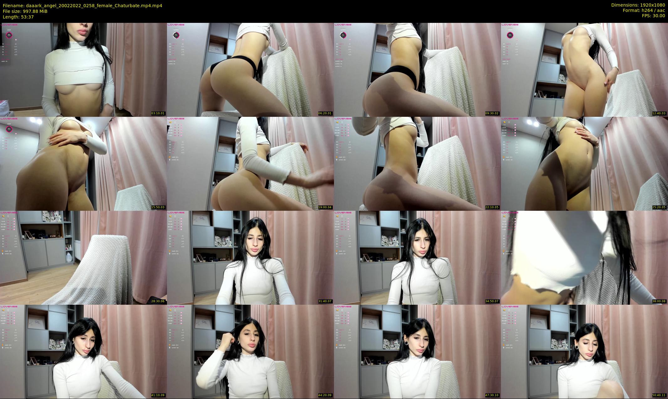 daaark_angel — 54 minute Chaturbate female cam show recording, 1080p, Feb 20, 2022