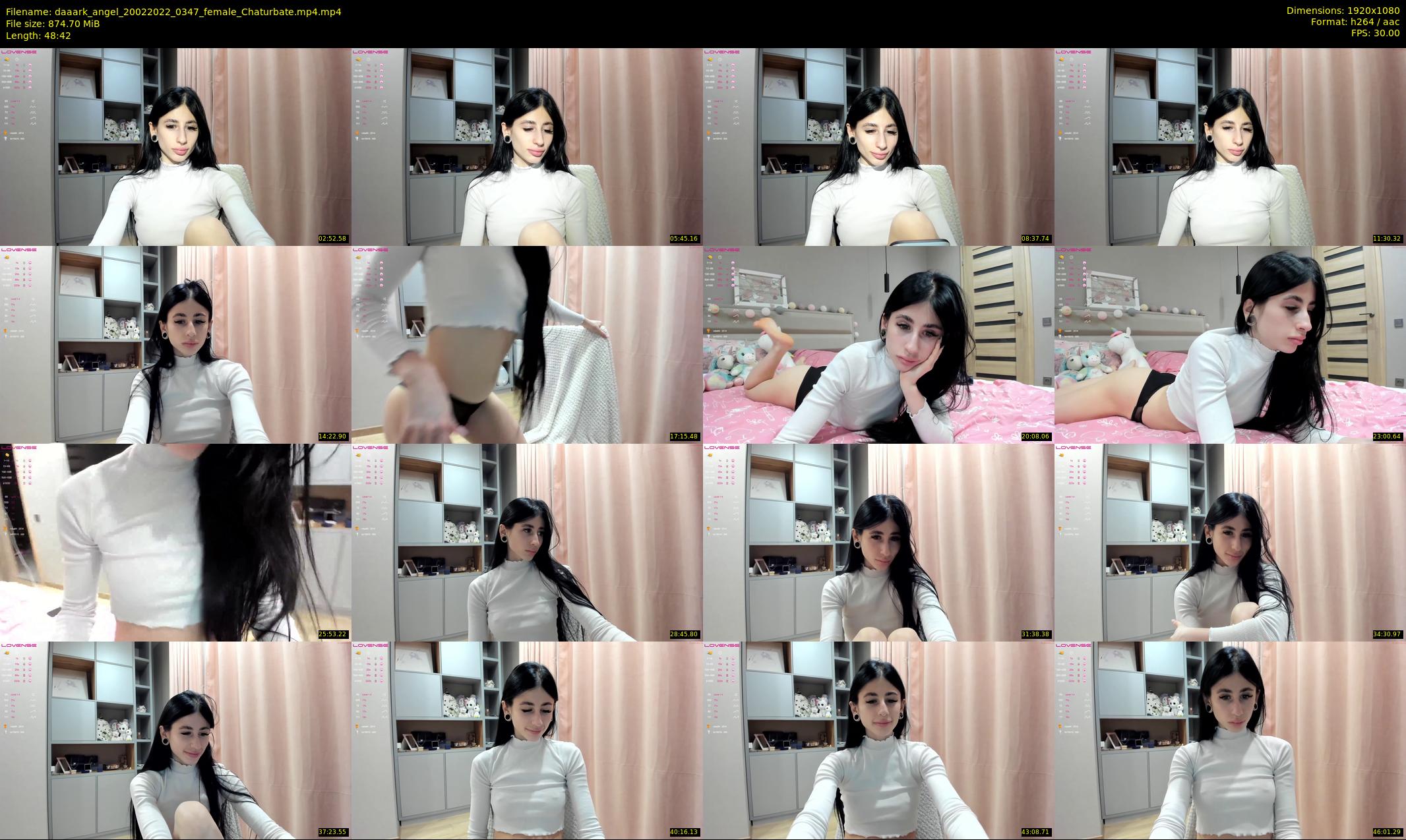 daaark_angel — 49 minute Chaturbate female cam show recording, 1080p, Feb 20, 2022
