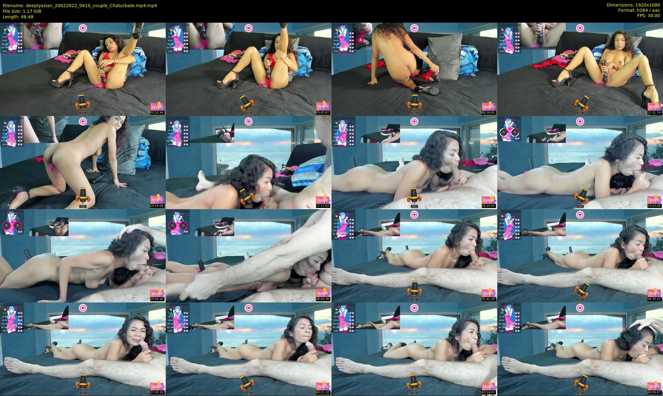 deeplyasian — 49 minute Chaturbate couple cam show recording, 1080p, Feb 20, 2022