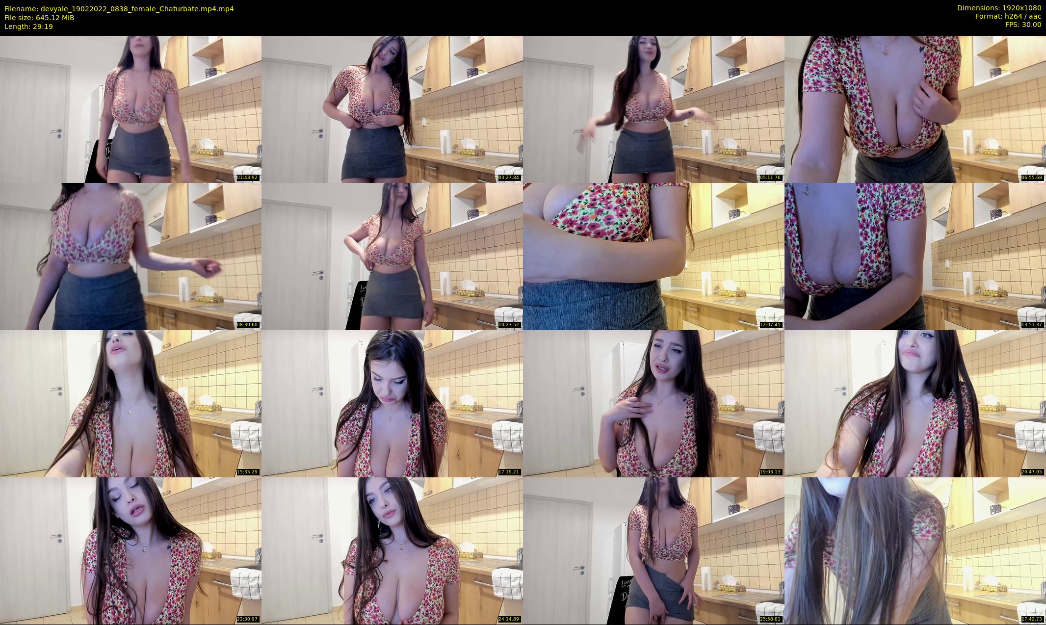 devyale — 30 minute Chaturbate female cam show recording, 1080p, Feb 19, 2022