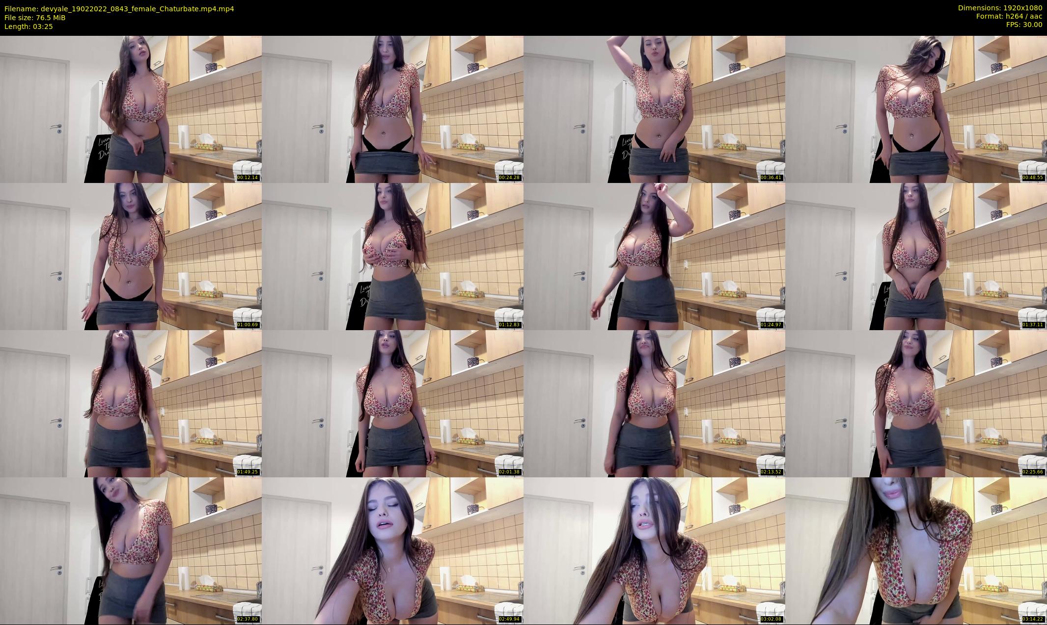 devyale — 4 minute Chaturbate female cam show recording, 1080p, Feb 19, 2022