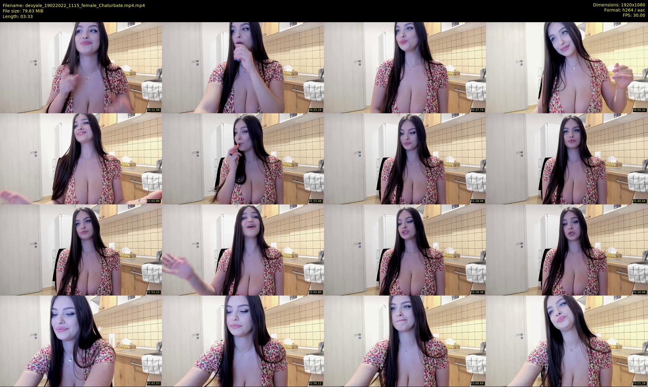 devyale — 4 minute Chaturbate female cam show recording, 1080p, Feb 19, 2022