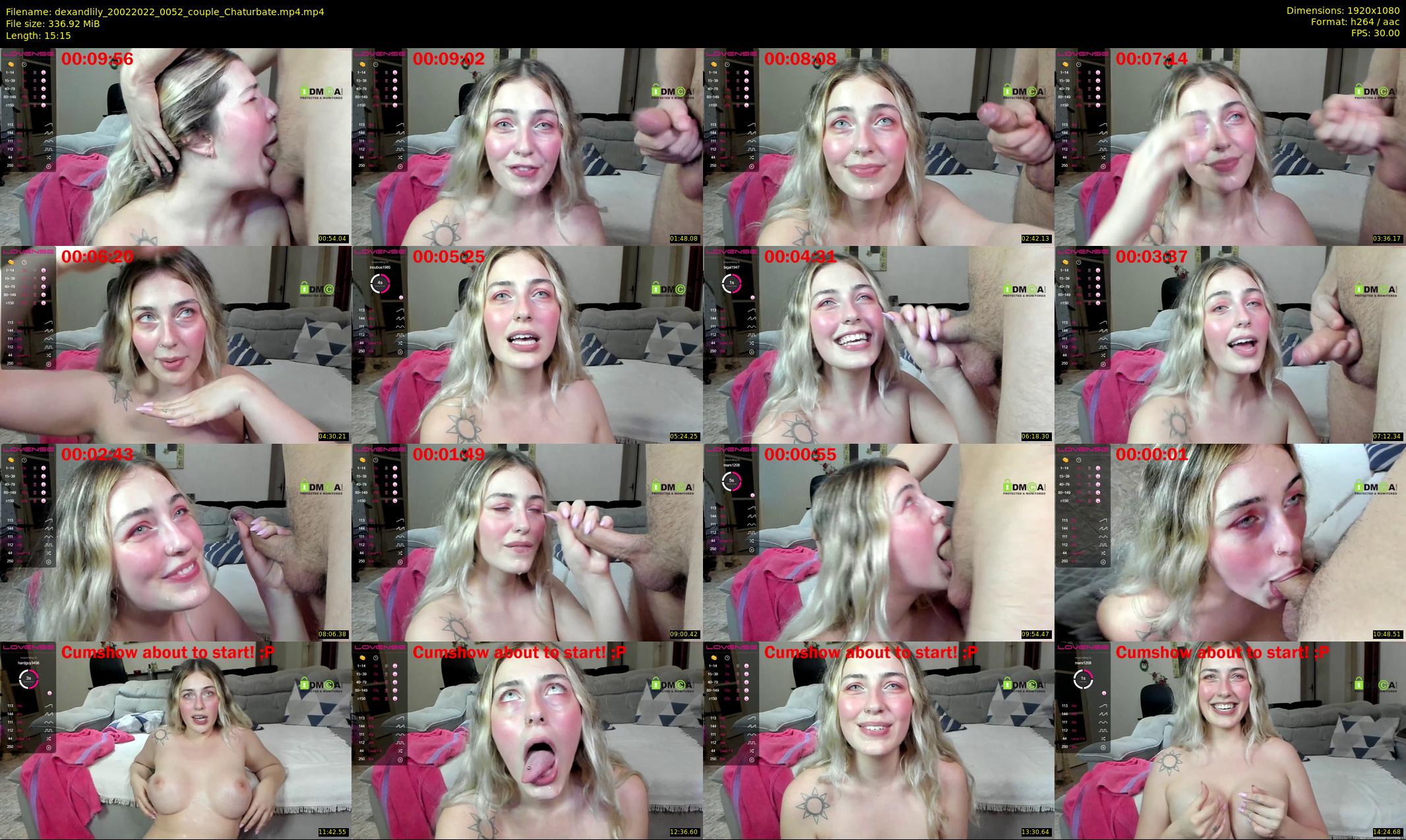 dexandlily — 16 minute Chaturbate couple cam show recording, 1080p, Feb 20, 2022