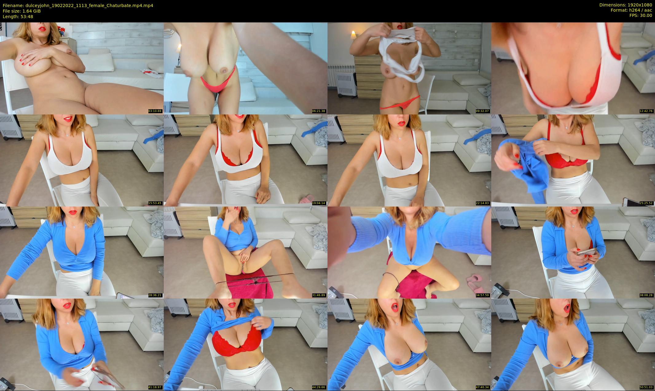dulceyjohn — 54 minute Chaturbate female cam show recording, 1080p, Feb 19, 2022