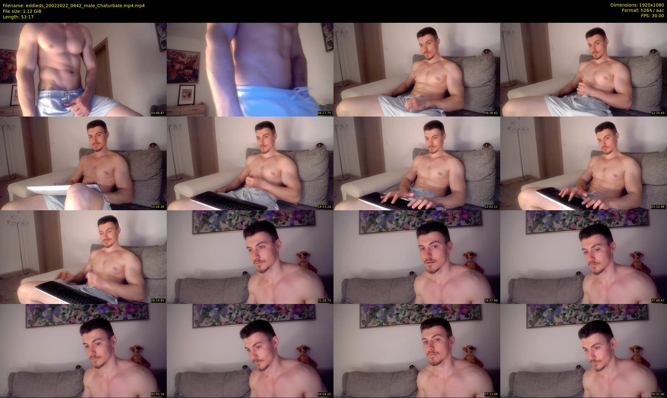 eddieds — 54 minute Chaturbate male cam show recording, 1080p, Feb 20, 2022