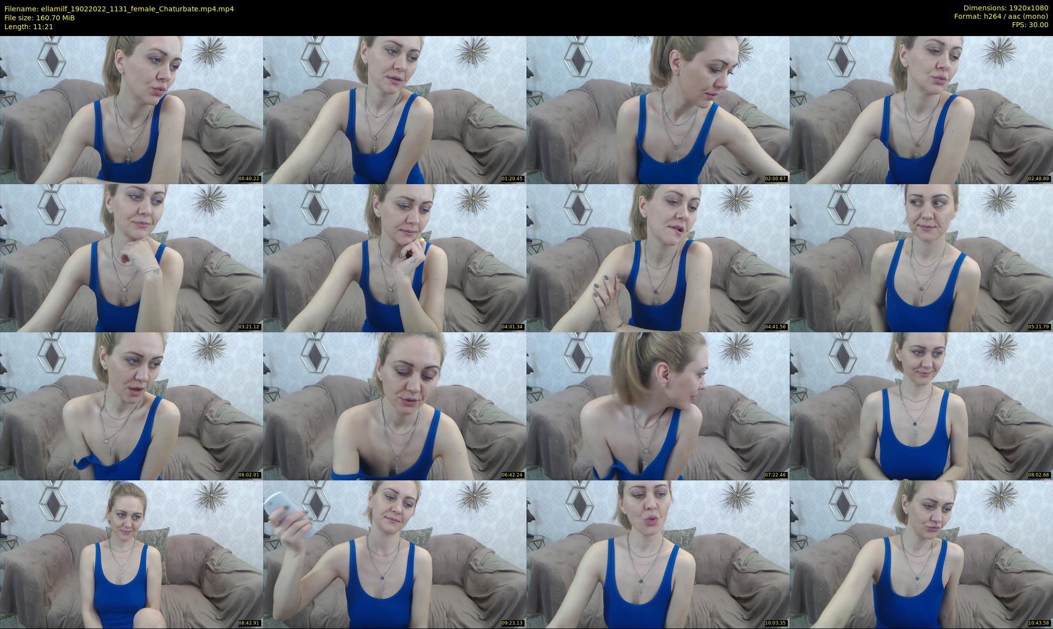 ellamilf — 12 minute Chaturbate female cam show recording, 1080p, Feb 19, 2022