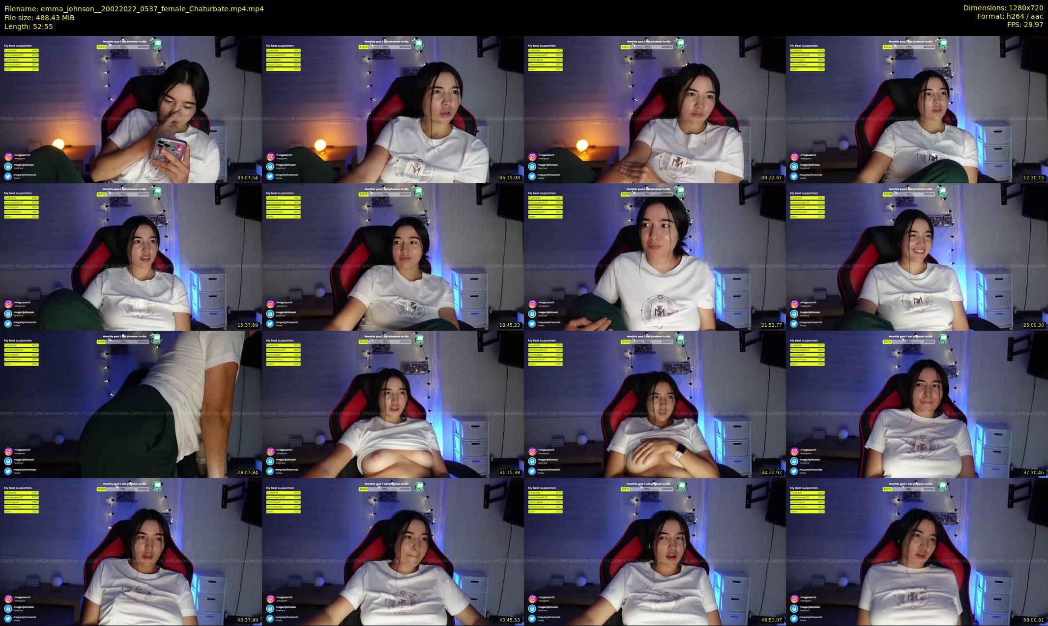 emma_johnson_ — 53 minute Chaturbate female cam show recording, 720p, Feb 20, 2022