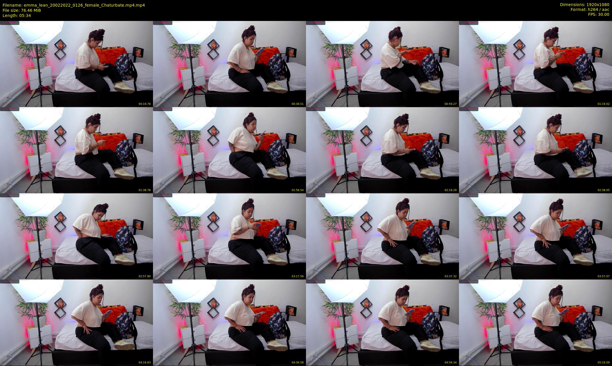 emma_lean — 6 minute Chaturbate female cam show recording, 1080p, Feb 20, 2022