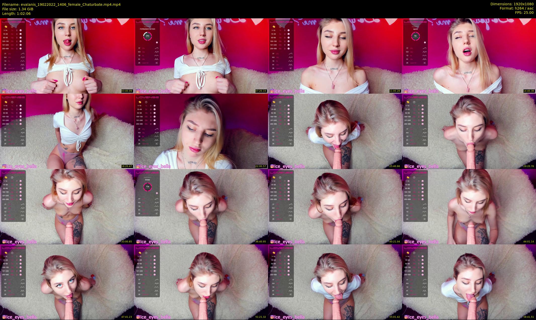 evalanis — 63 minute Chaturbate couple cam show recording, 1080p, Feb 19, 2022