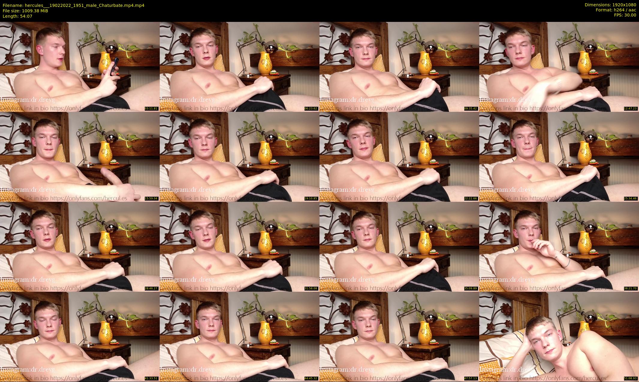 hercules__ — 55 minute Chaturbate male cam show recording, 1080p, Feb 19, 2022