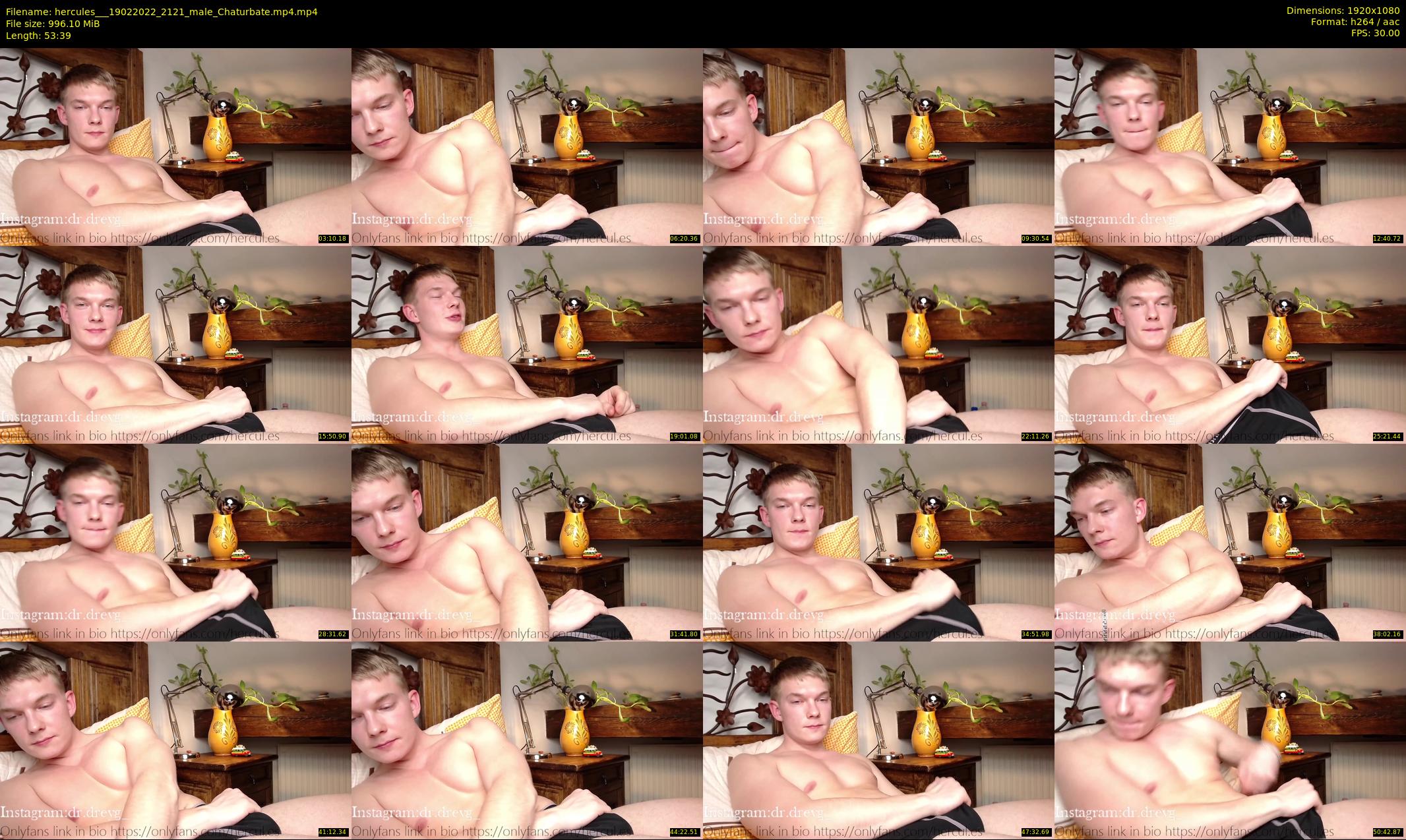 hercules__ — 54 minute Chaturbate male cam show recording, 1080p, Feb 19, 2022