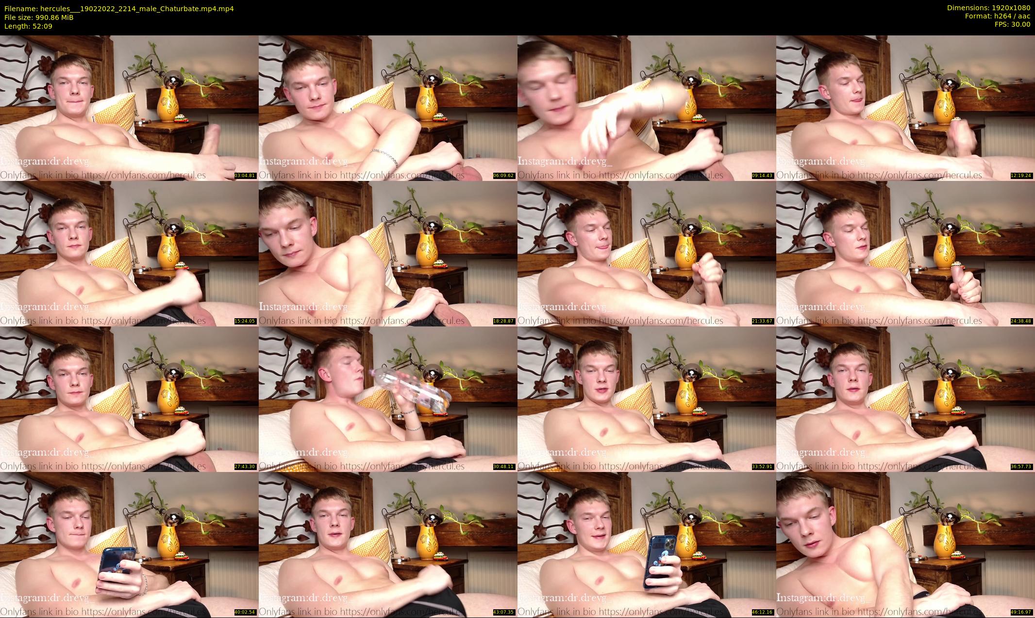 hercules__ — 53 minute Chaturbate male cam show recording, 1080p, Feb 19, 2022