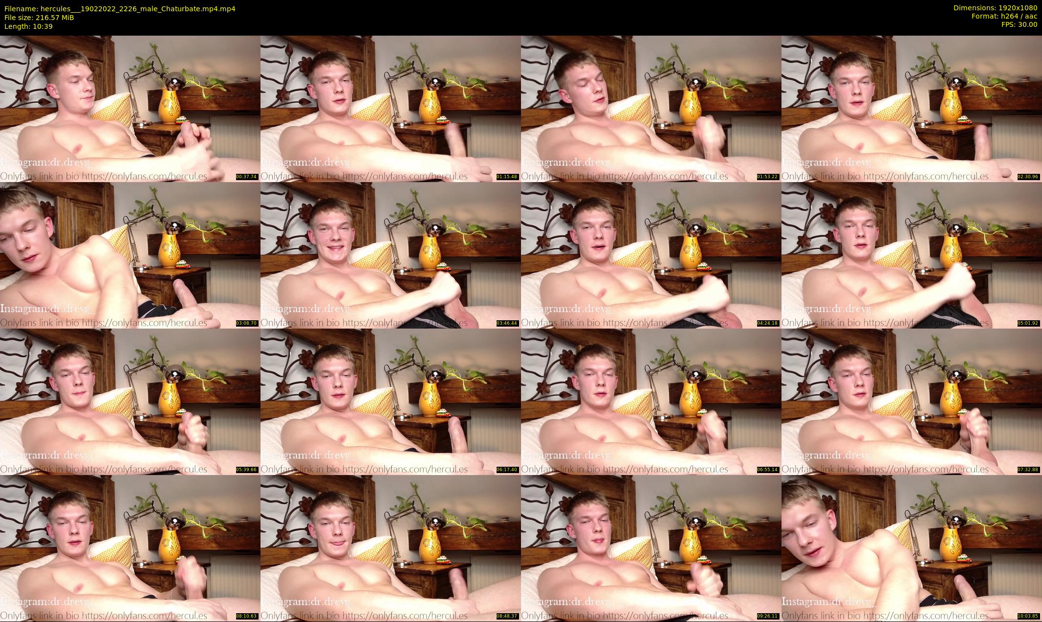 hercules__ — 11 minute Chaturbate male cam show recording, 1080p, Feb 19, 2022